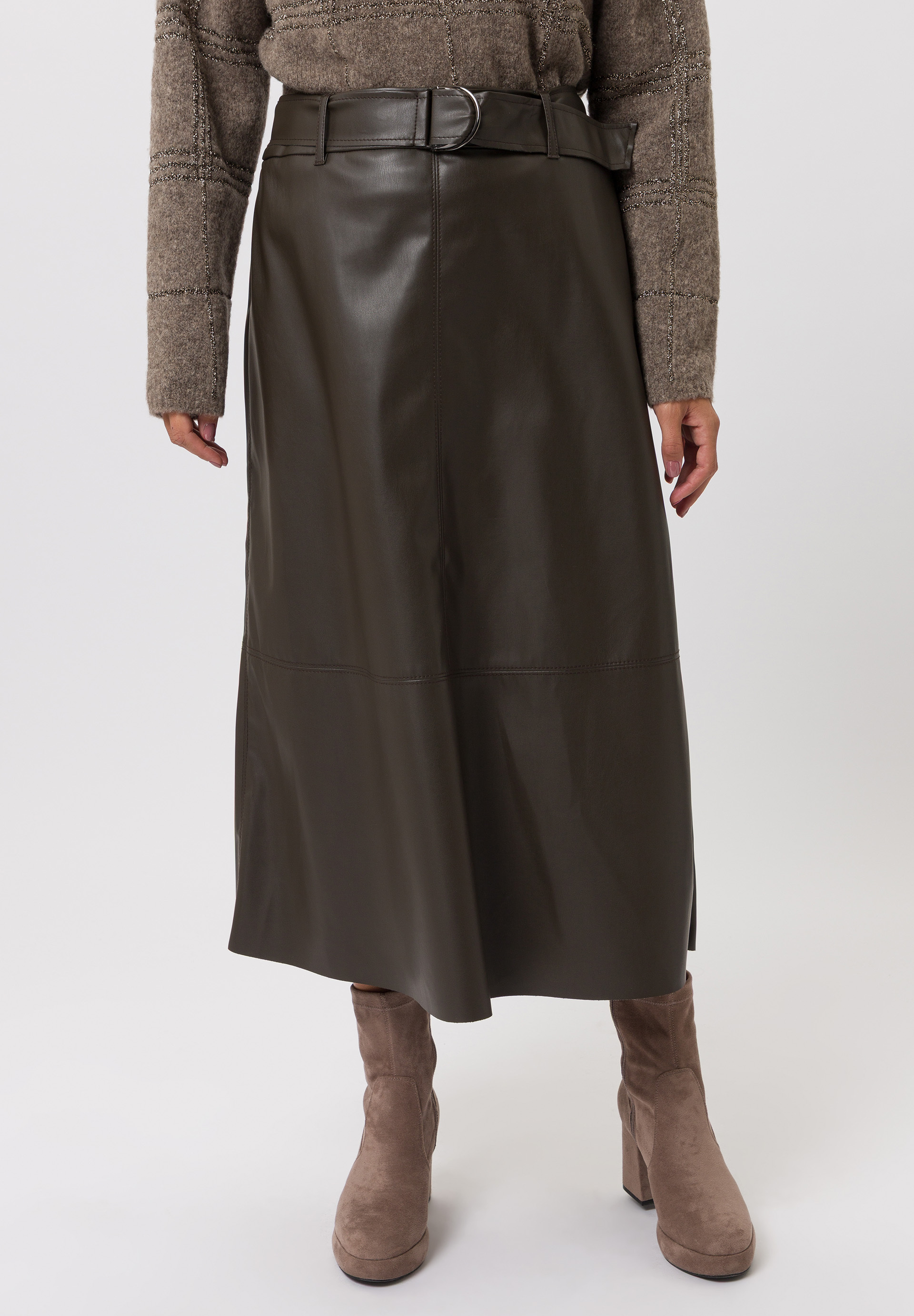 Skirt With tonal belt - Bild 1 Bekleidung, Rock, Mantel, Bekleidung, Rock, Mantel, Bekleidung, Rock, Mantel