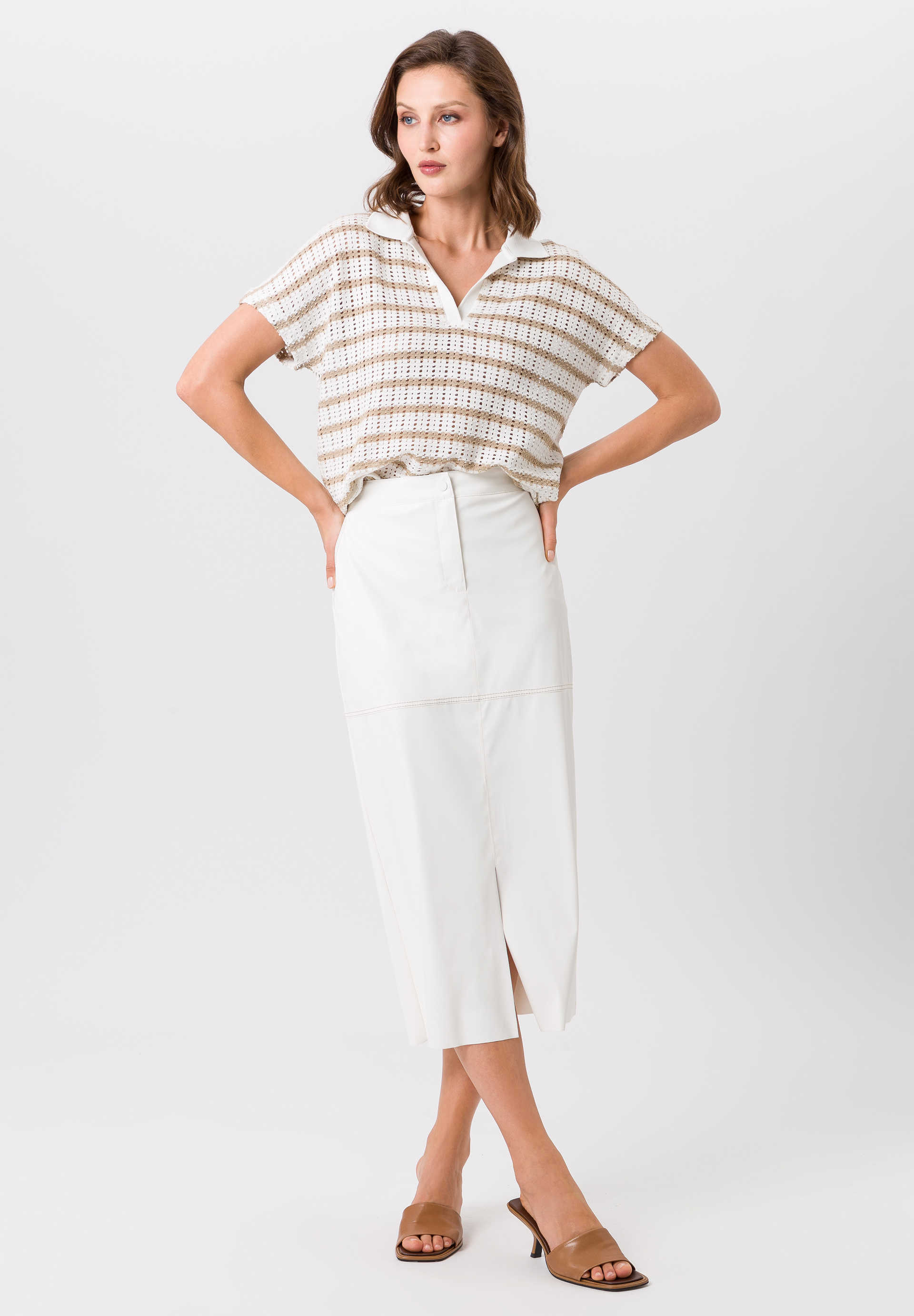 Strickshirt mit luftigem Strickmuster - Bild 3 Strickshirt mit luftigem Strickmuster - Bild 3