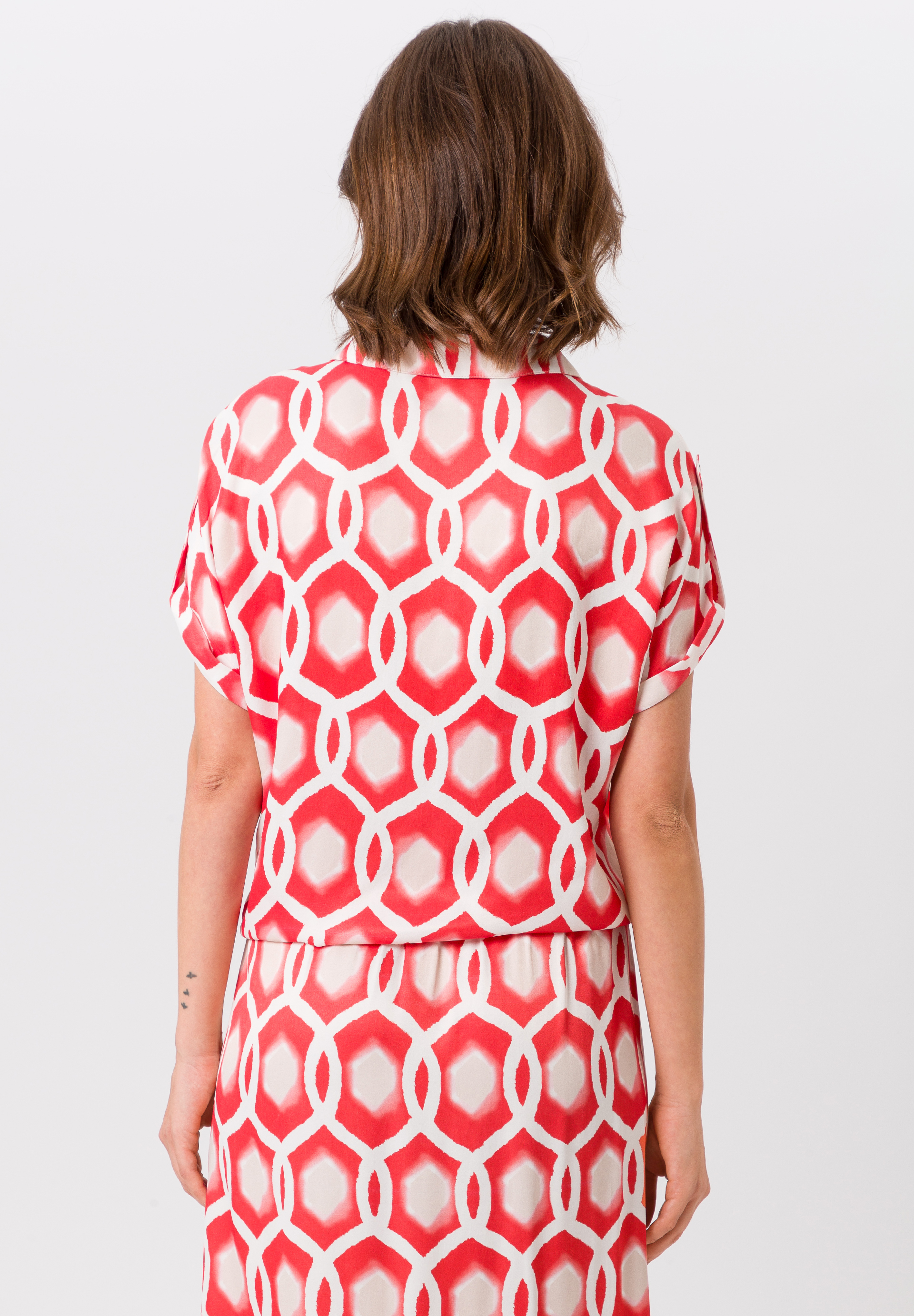 Bluse mit Bindeband - Bild 2