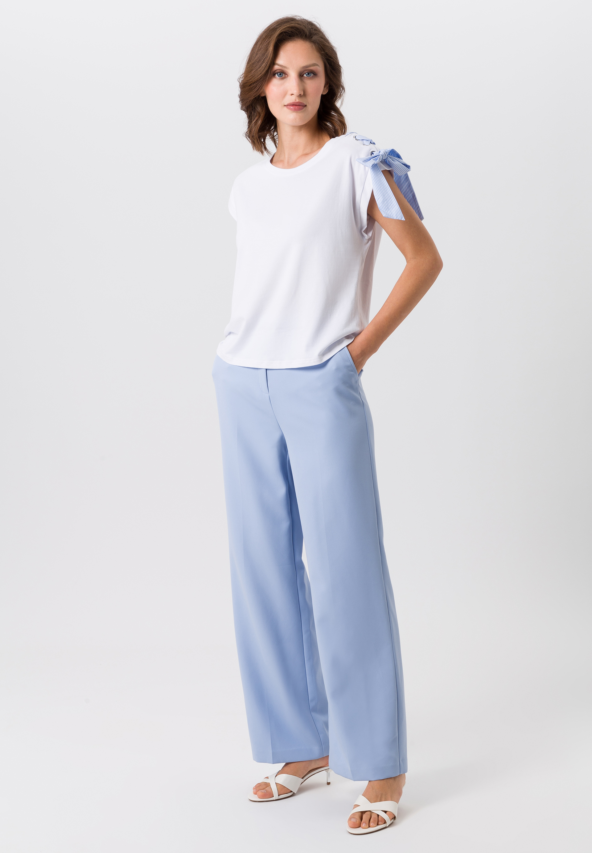 Short sleeve shirt with shoulder detail - Bild 3 Short sleeve shirt with shoulder detail - Bild 3