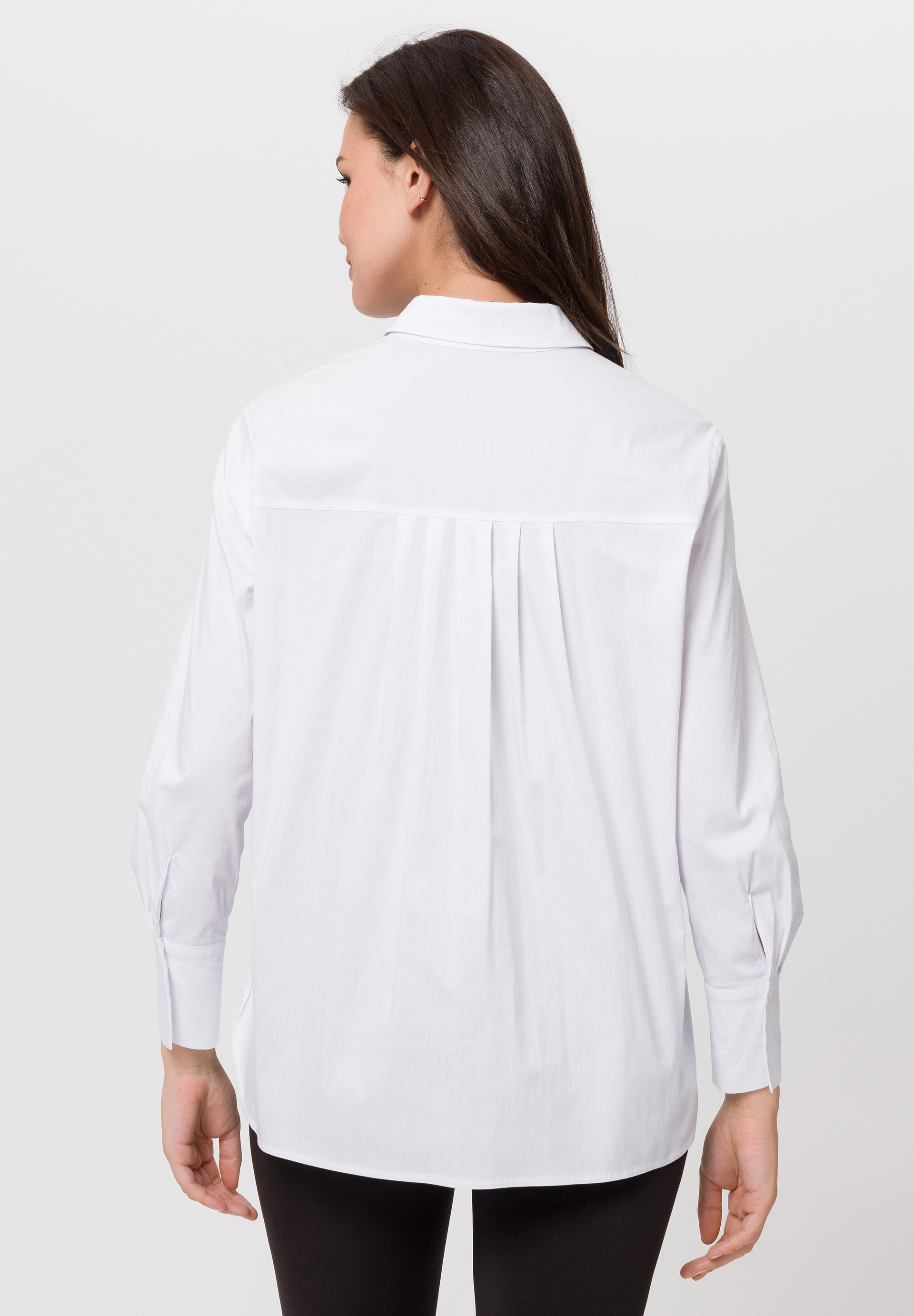 Blouse with pleat group and glitter rivets - Bild 2