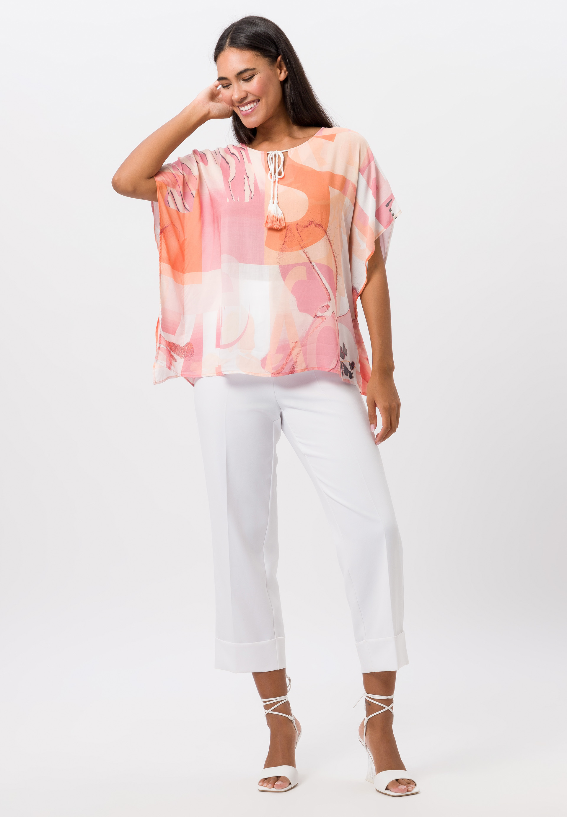 Kimonobluse mit verspielten Quasten - Produktbild 2