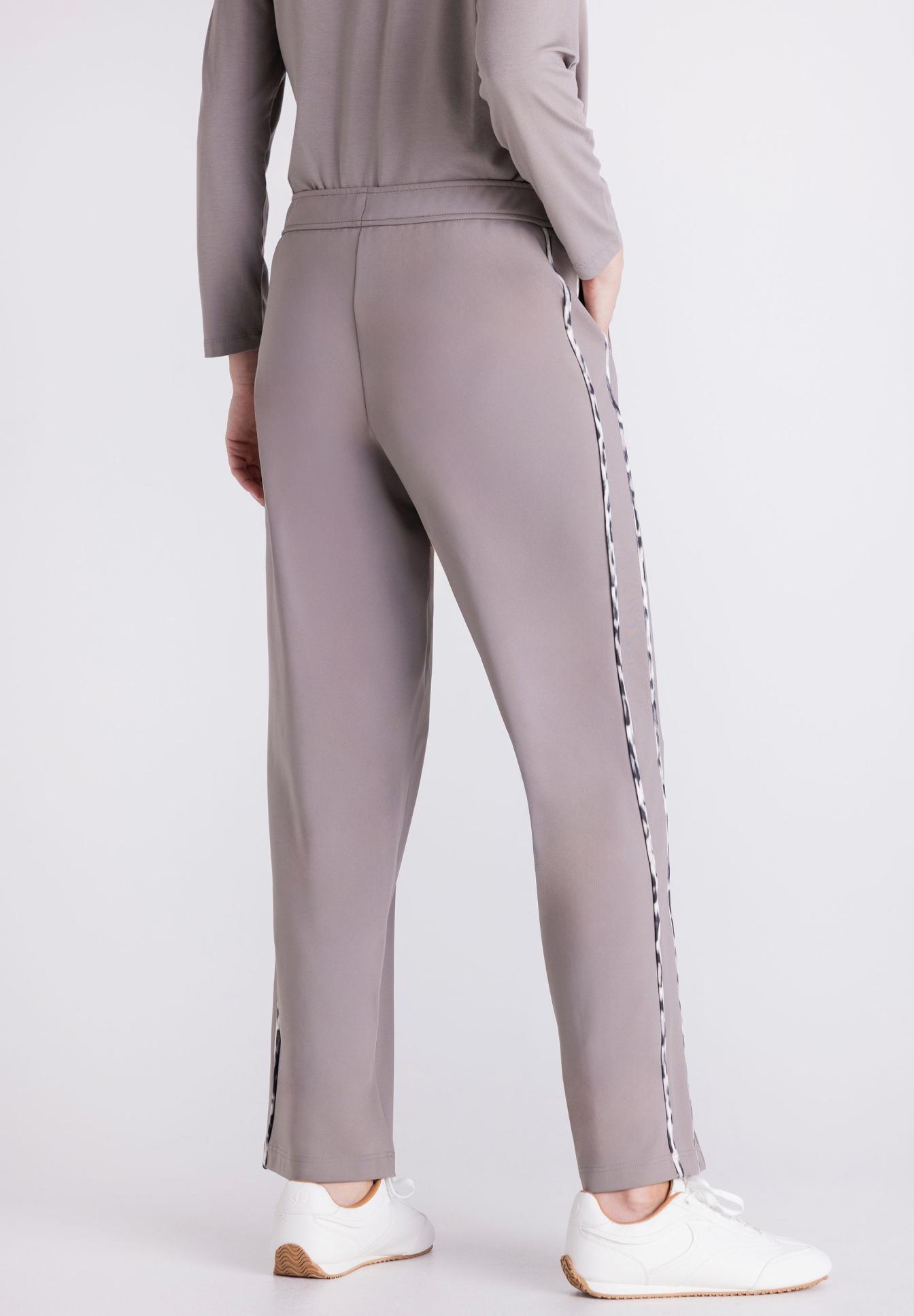 Hose, Jogginghose, Seitenstreifen, Grau, Bequem, Hose, Jogginghose, Seitenstreifen, Grau, Hosenbein