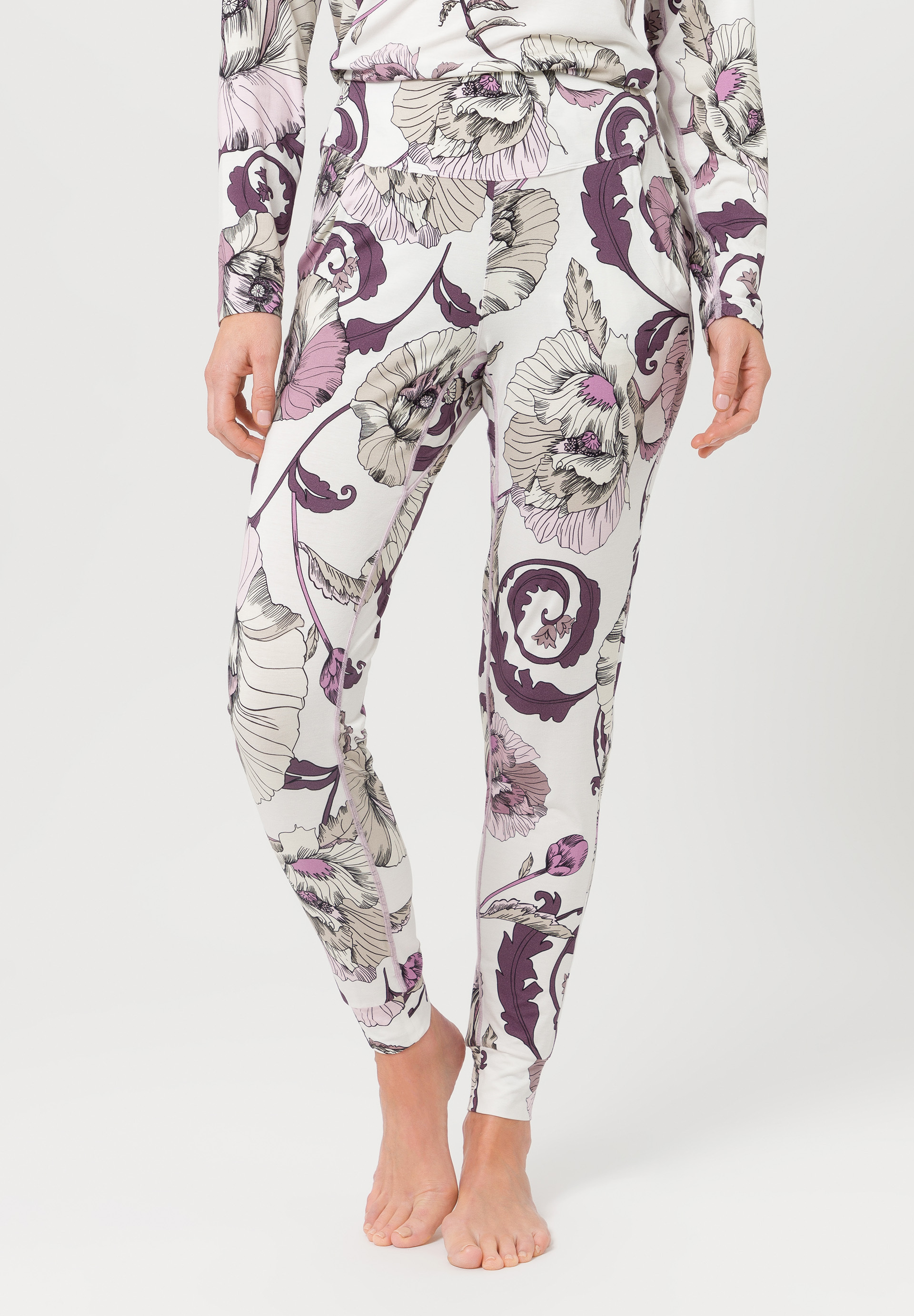 Schlafhose mit schmalem Bein aus hautsympatischem Jersey - Produktbild 1