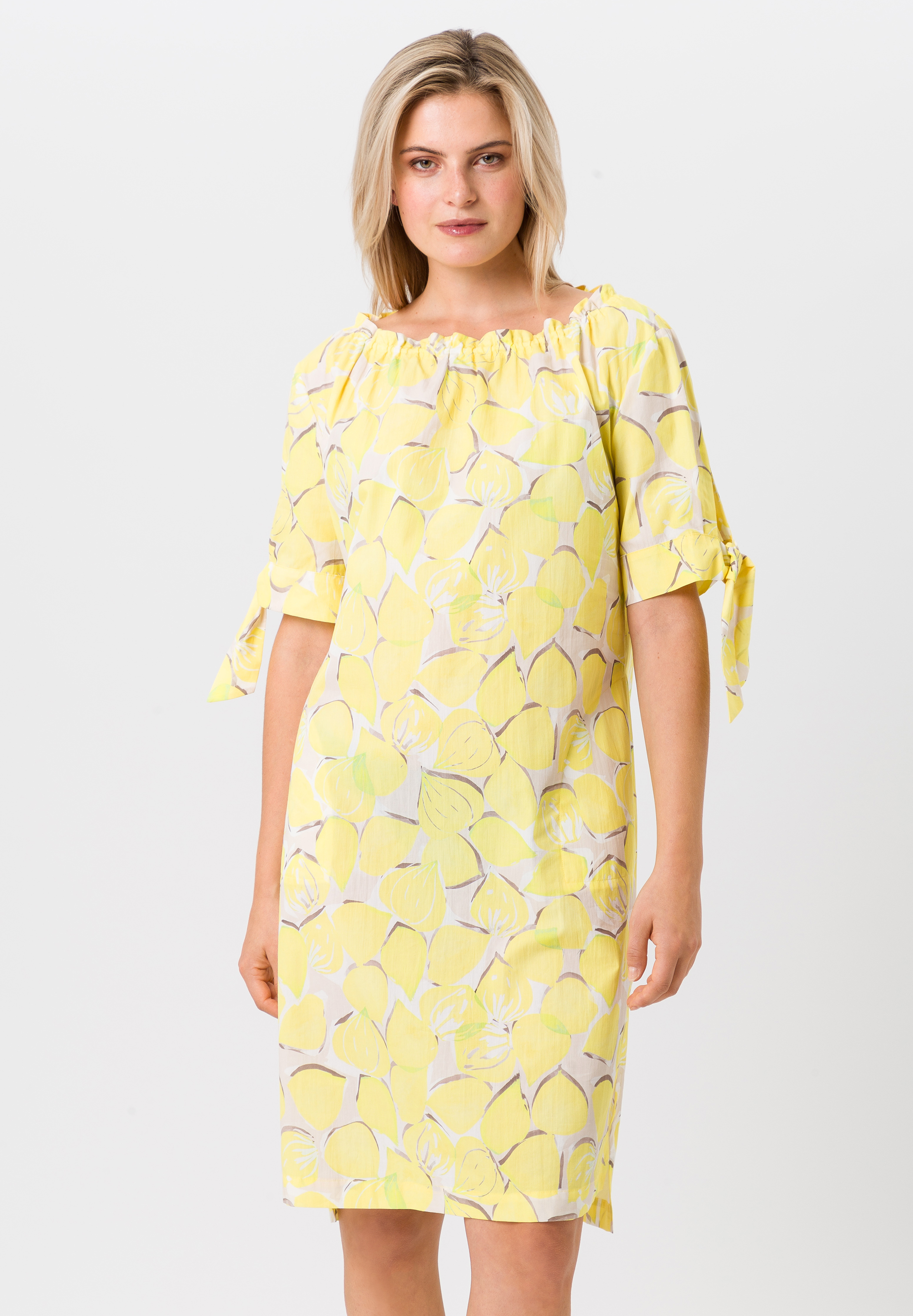 Kleid mit Bindeband-Ärmeln - Produktbild 1