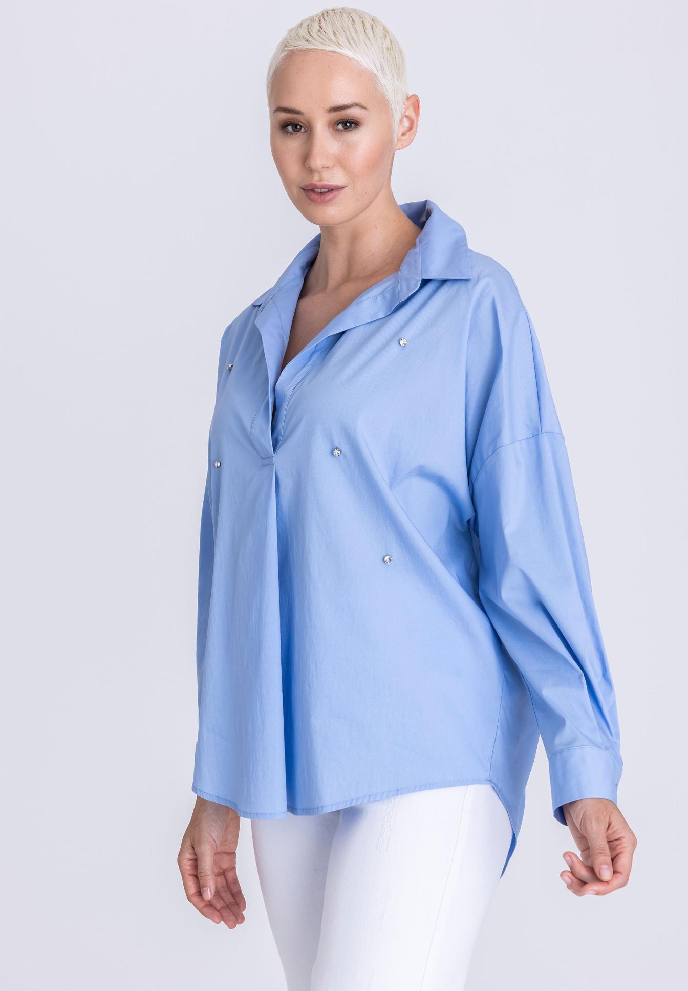 Bluse mit Ziersteinen - Produktbild 1