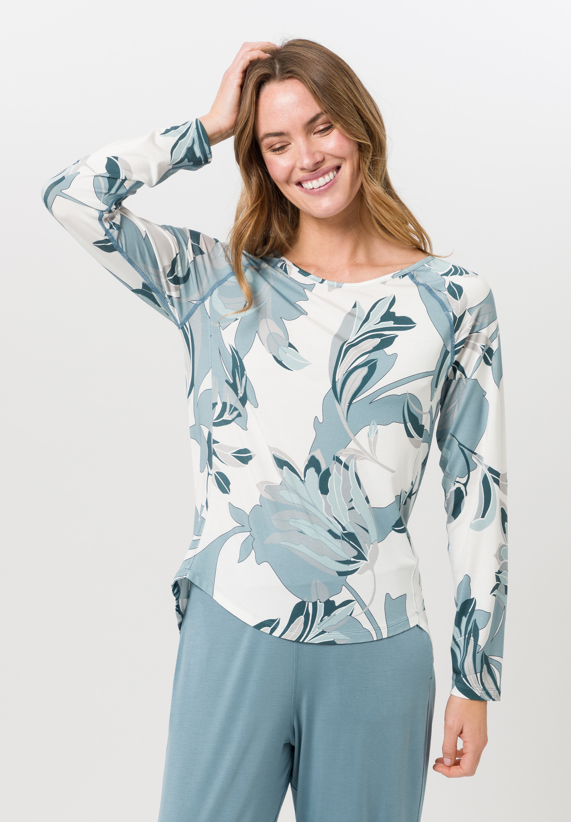 Shirt mit 1/1 Arm aus hautsympatischem Jersey - Produktbild 1