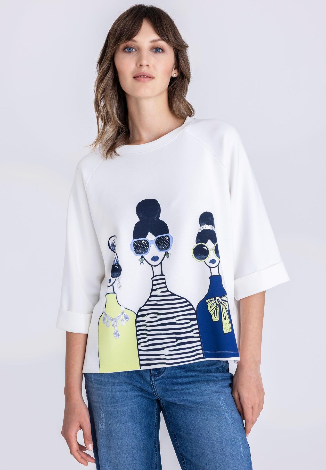 Sweatshirt mit Figurenprint - Produktbild 1