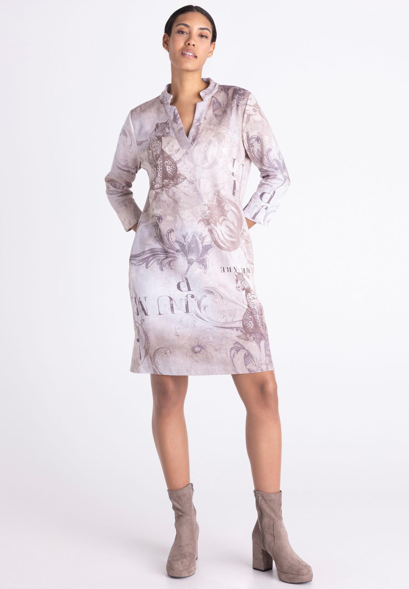 Kleid mit dekorativem Druck - Produktbild 1