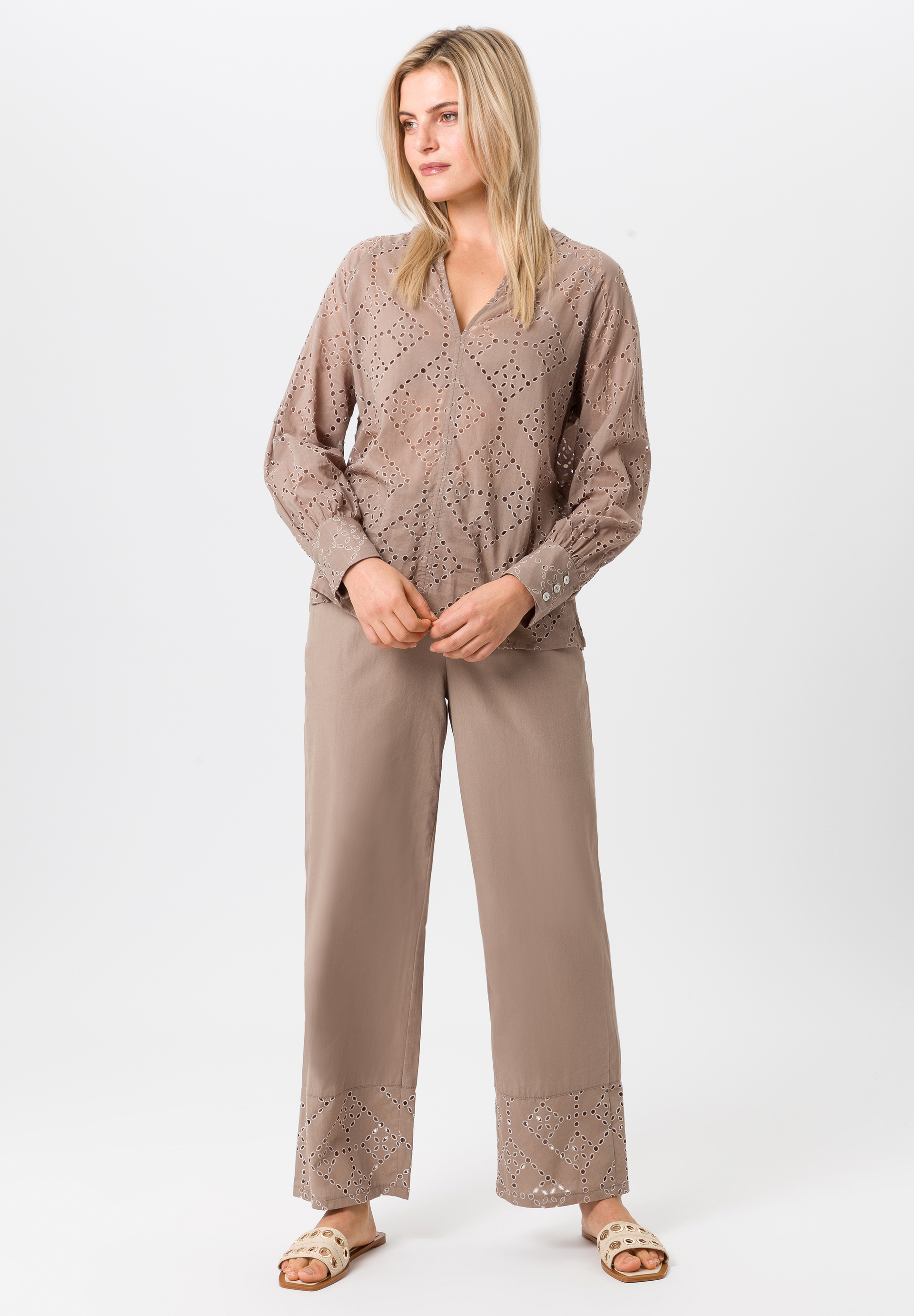 Trousers with elasticated waistband Trousers with elasticated waistband - Product Image 2
