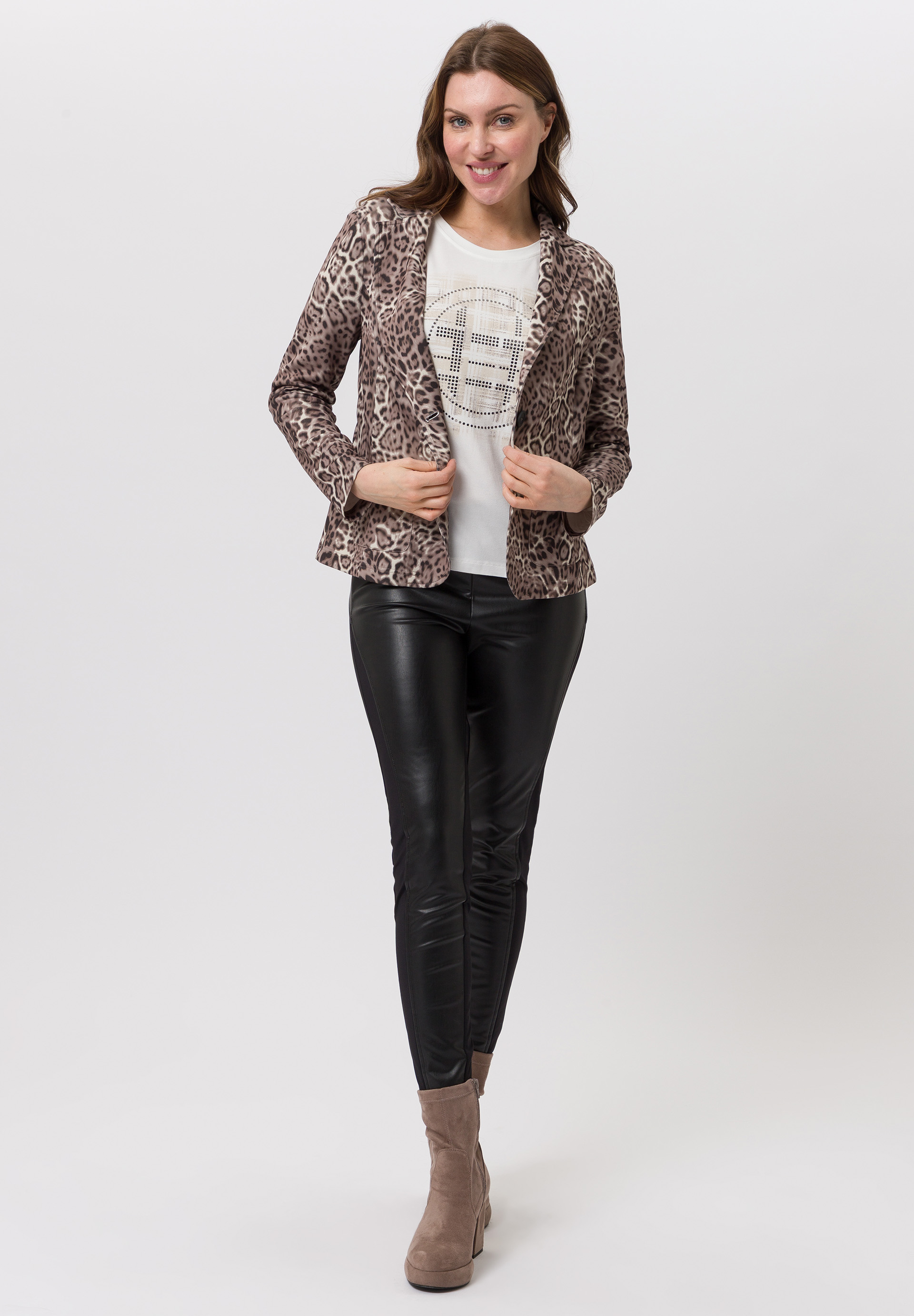 Langarm, Pullover, Jacke, Hosen, Person