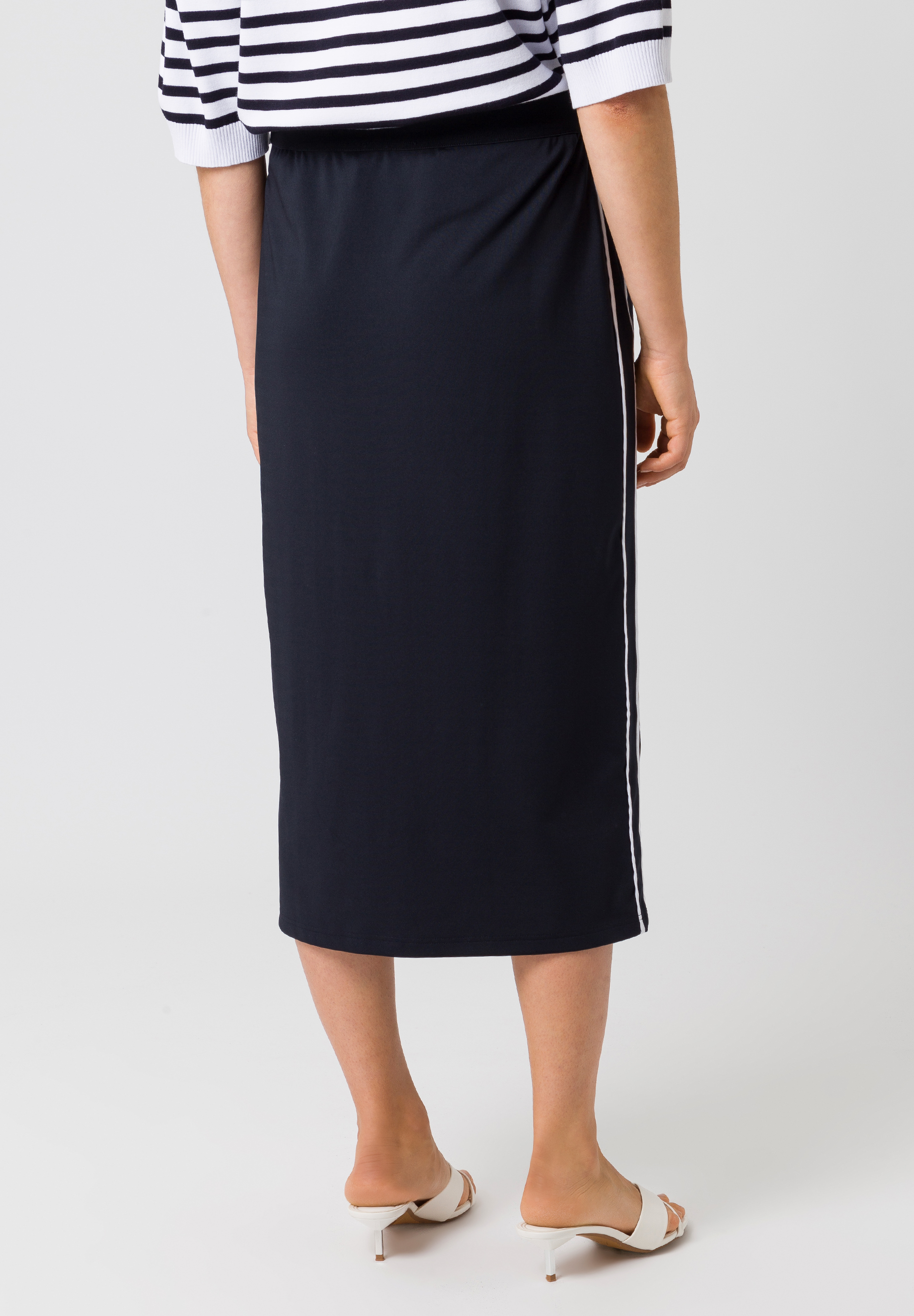 Pencil skirt with contrasting stripes - Bild 2 Pencil skirt with contrasting stripes - Bild 2