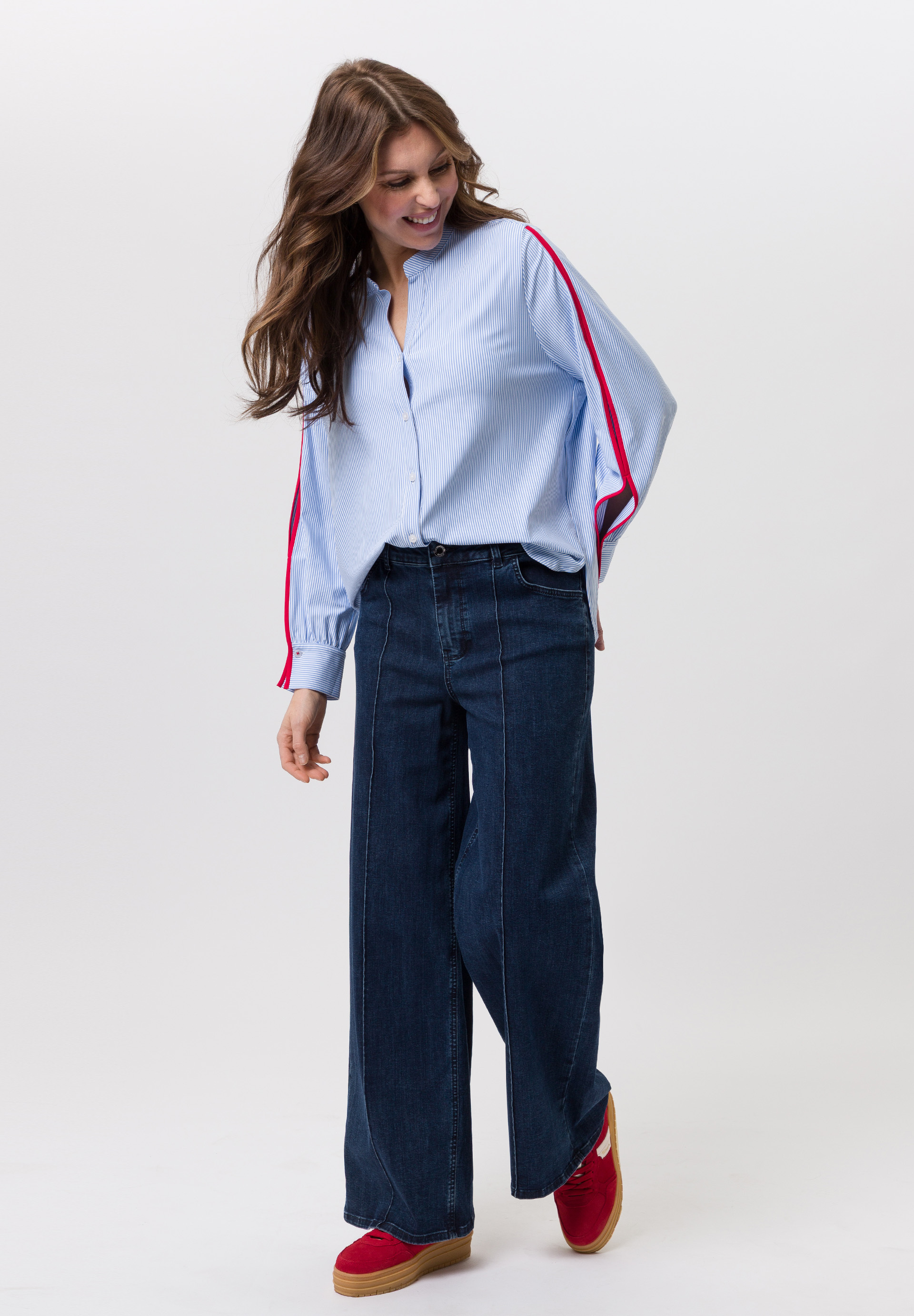 Bluse mit Kontraststreifen - Produktbild 2