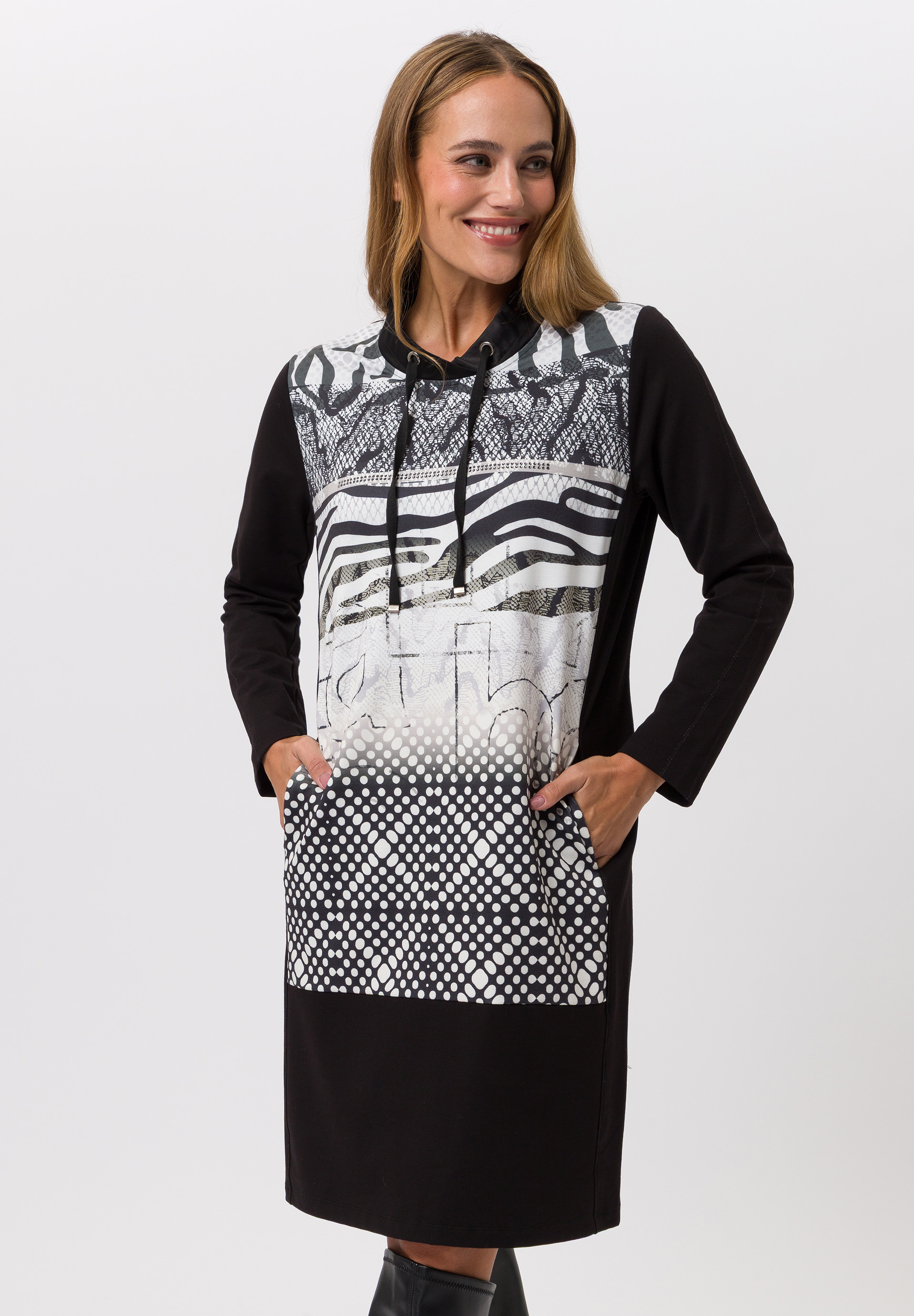Kleid mit Statement-Print - Produktbild 1