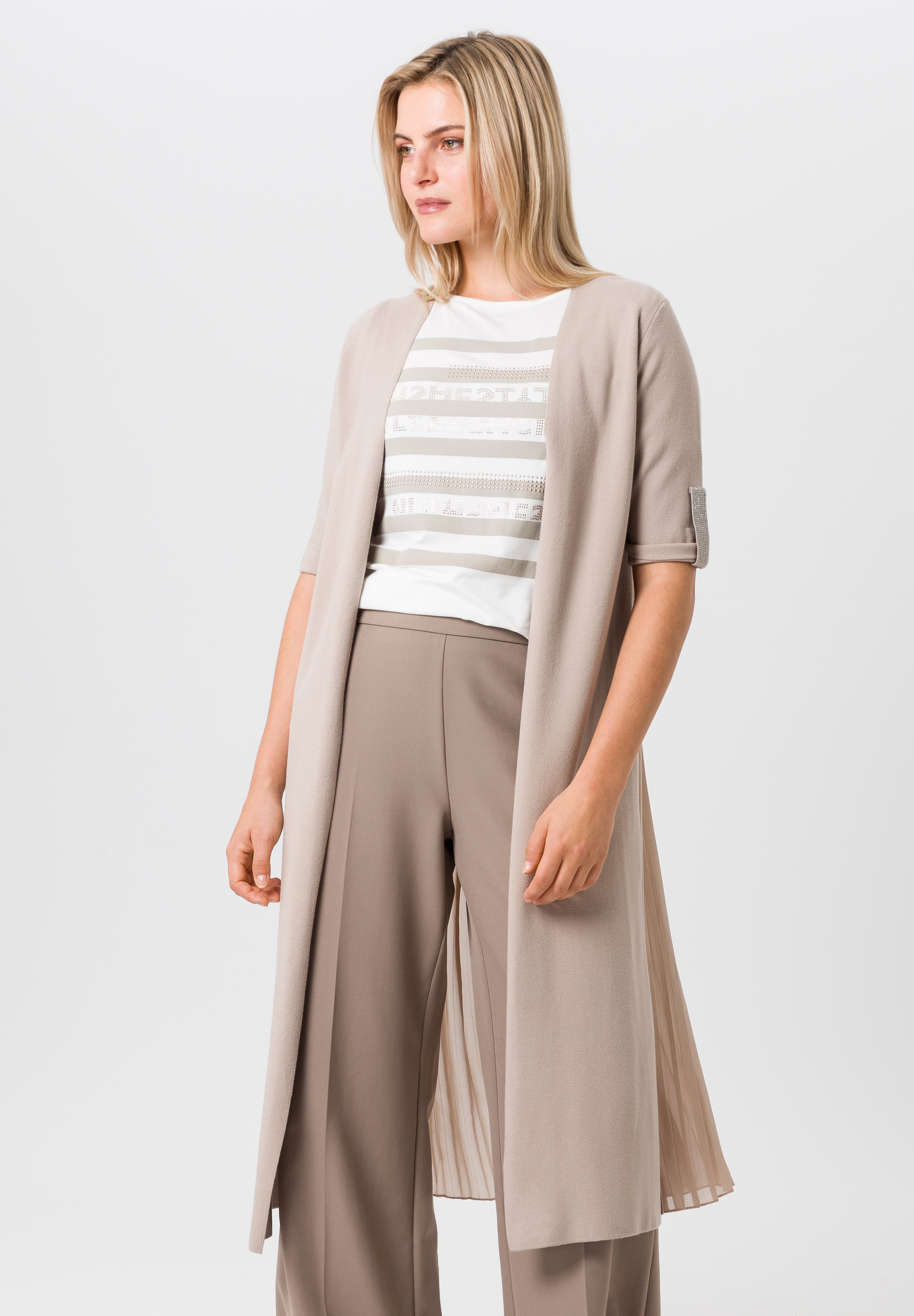 Cardigan mit offenem Schnitt - Bild 1