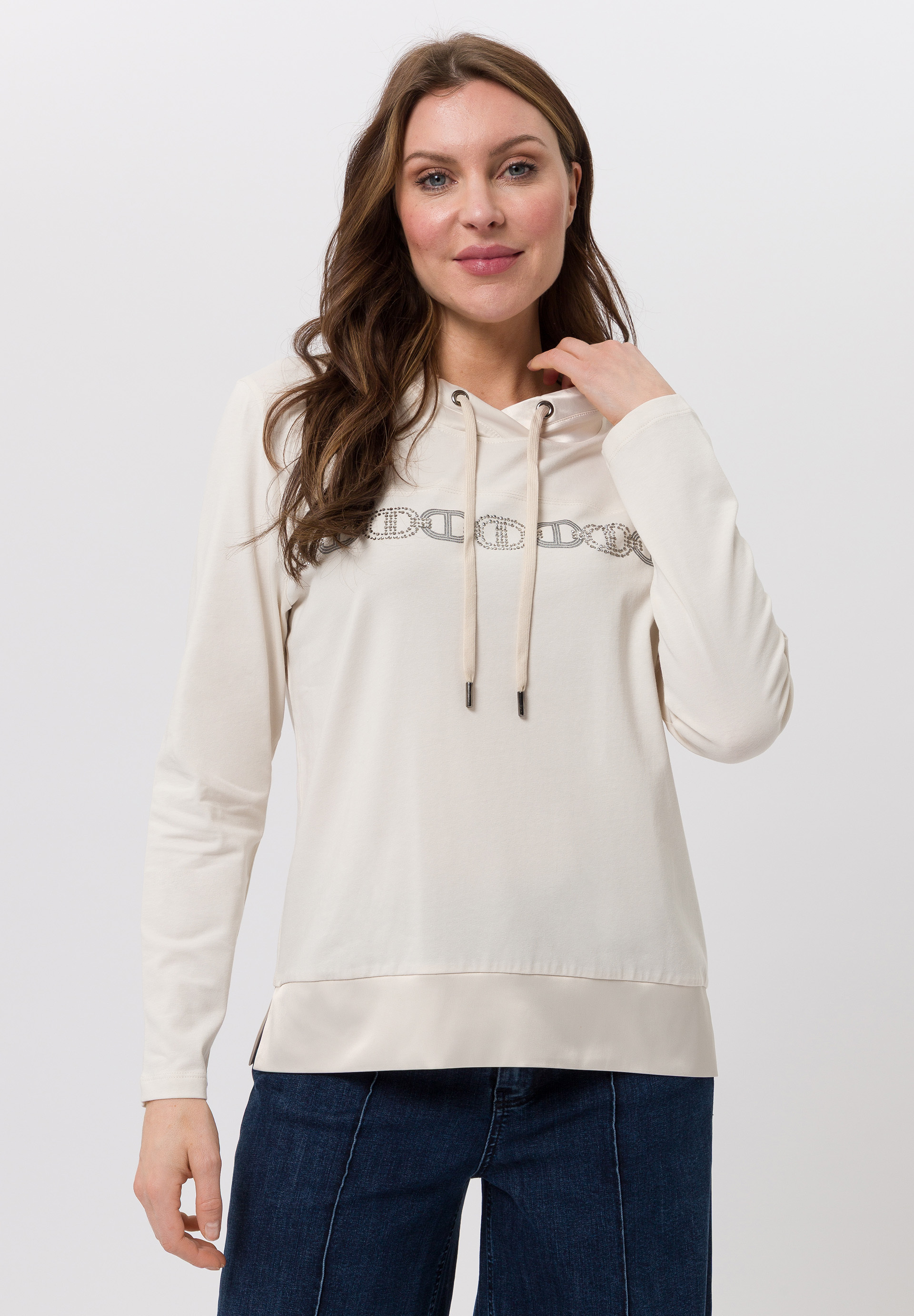 Sweatshirt mit Glitzermotiv - Produktbild 1