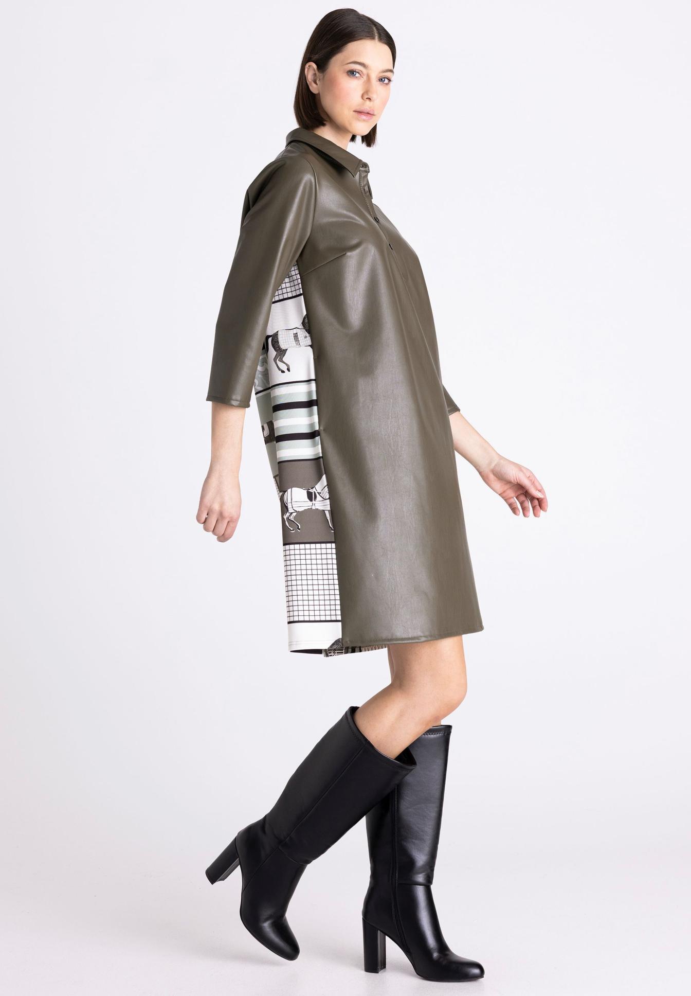 Dress with button placket - Product Image 1