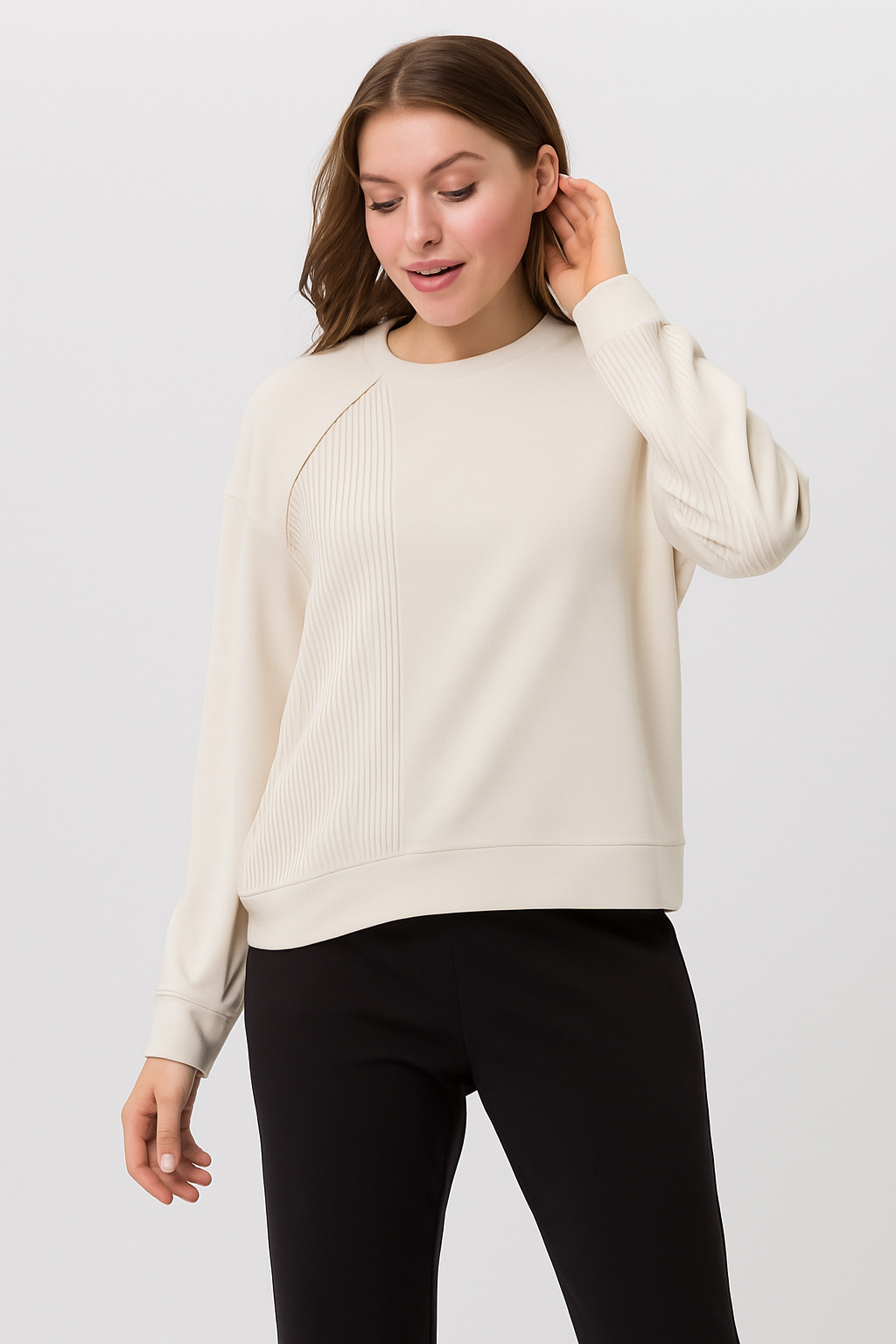 Shirt mit Plissee-Einsatz - Produktbild 1