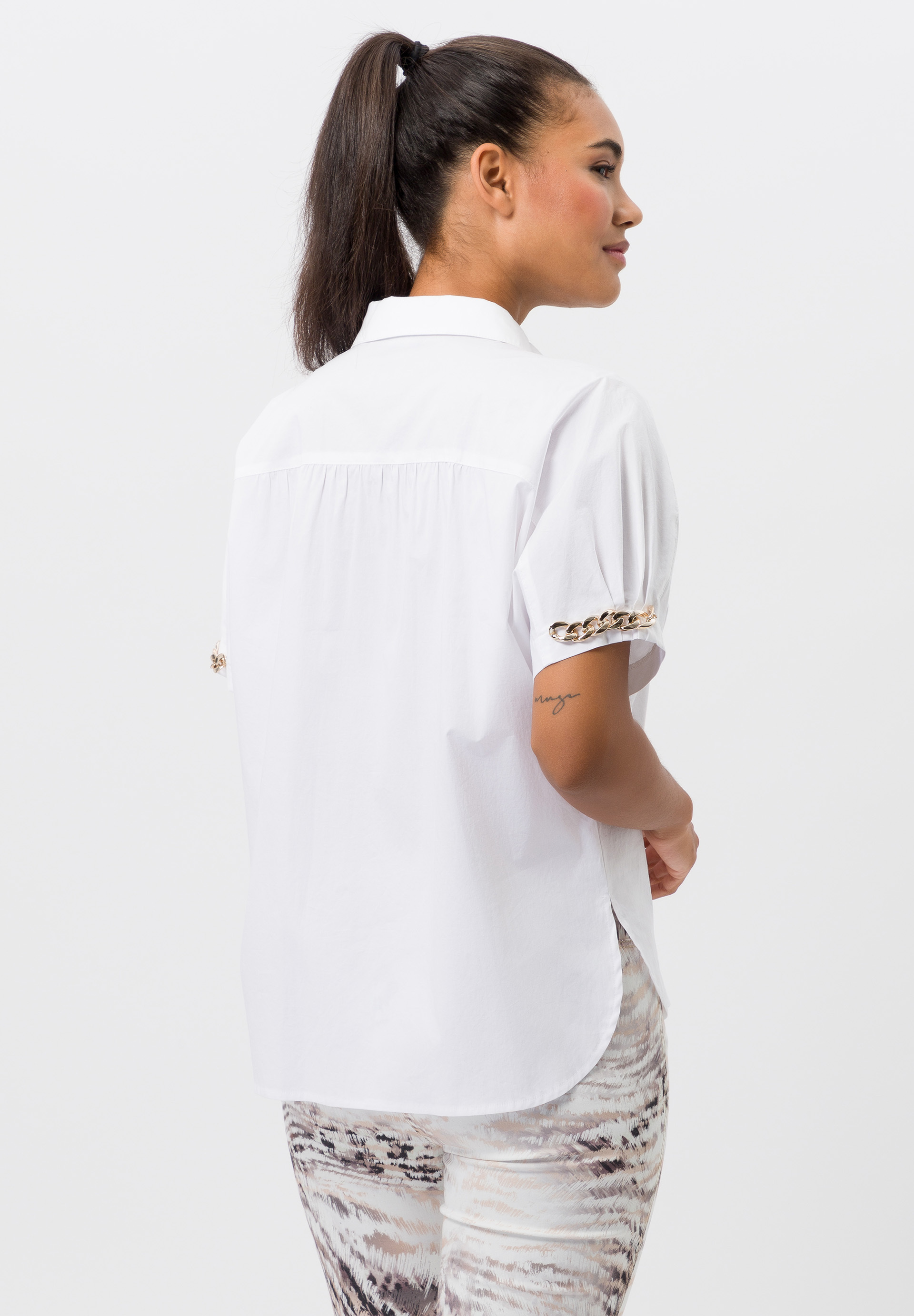 Kimonobluse mit Zierteil am Ärmel - Bild 2