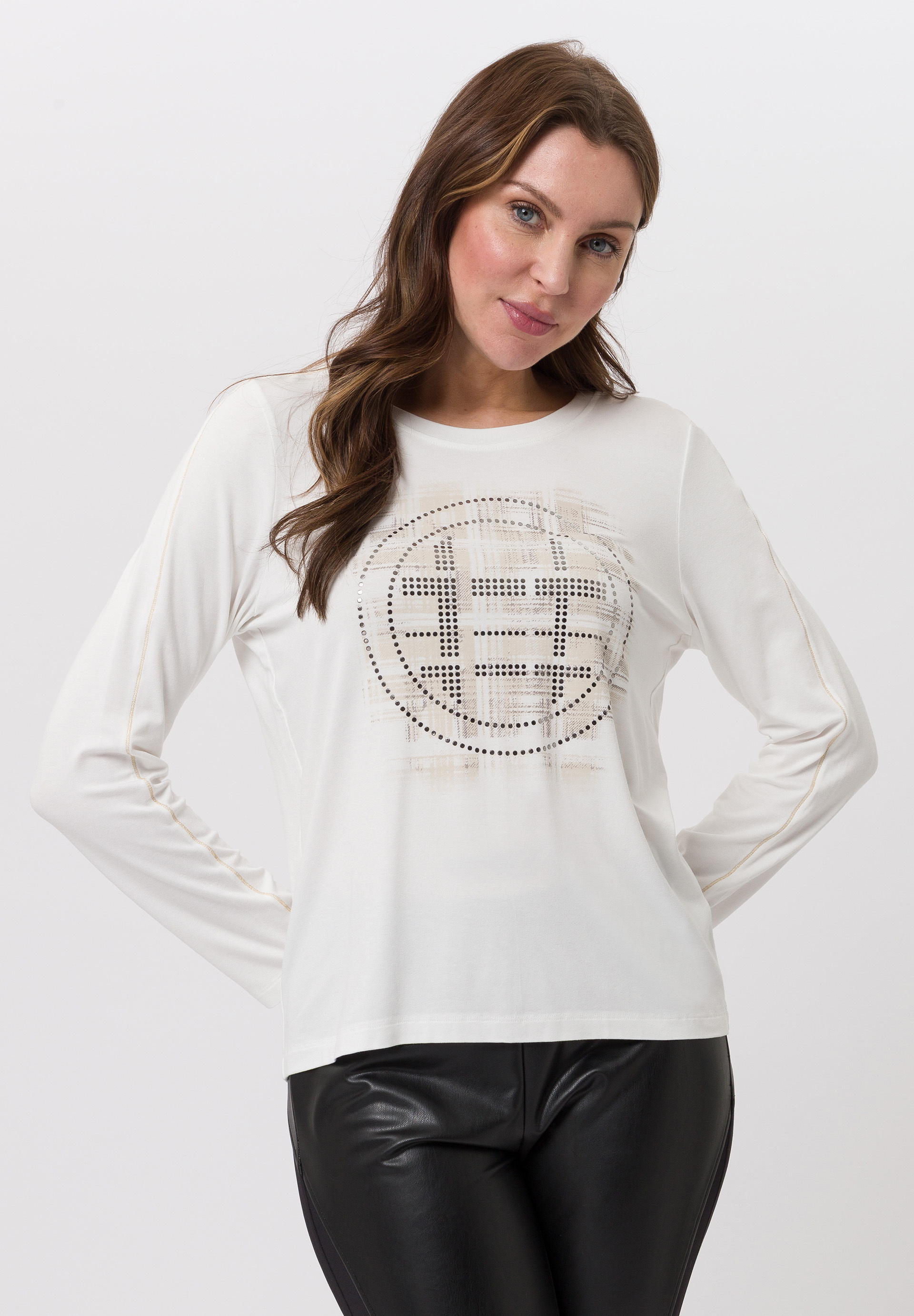 Shirt mit Strass-Motiv - Produktbild 1