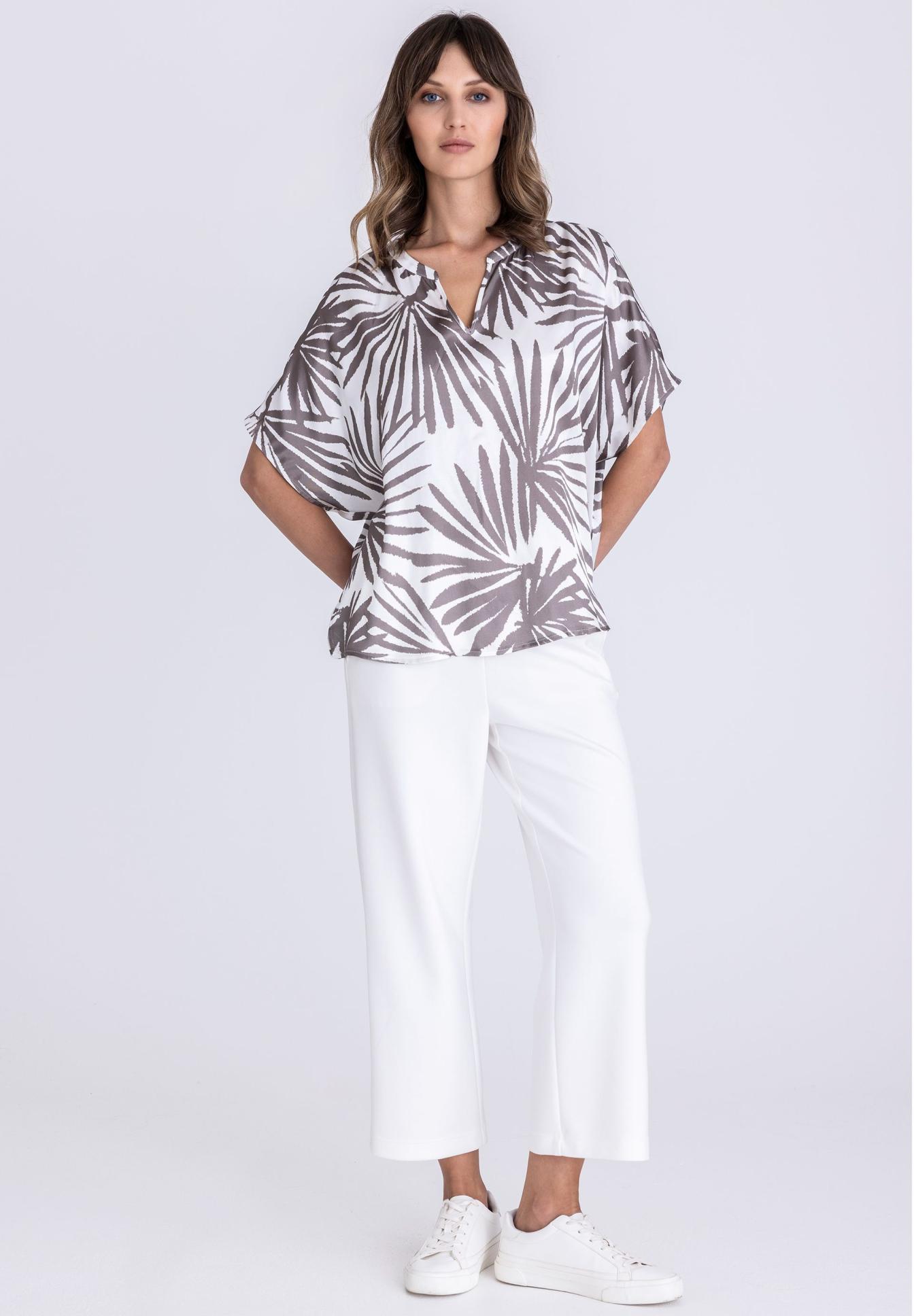 Bluse mit Palmenmuster - Produktbild 2