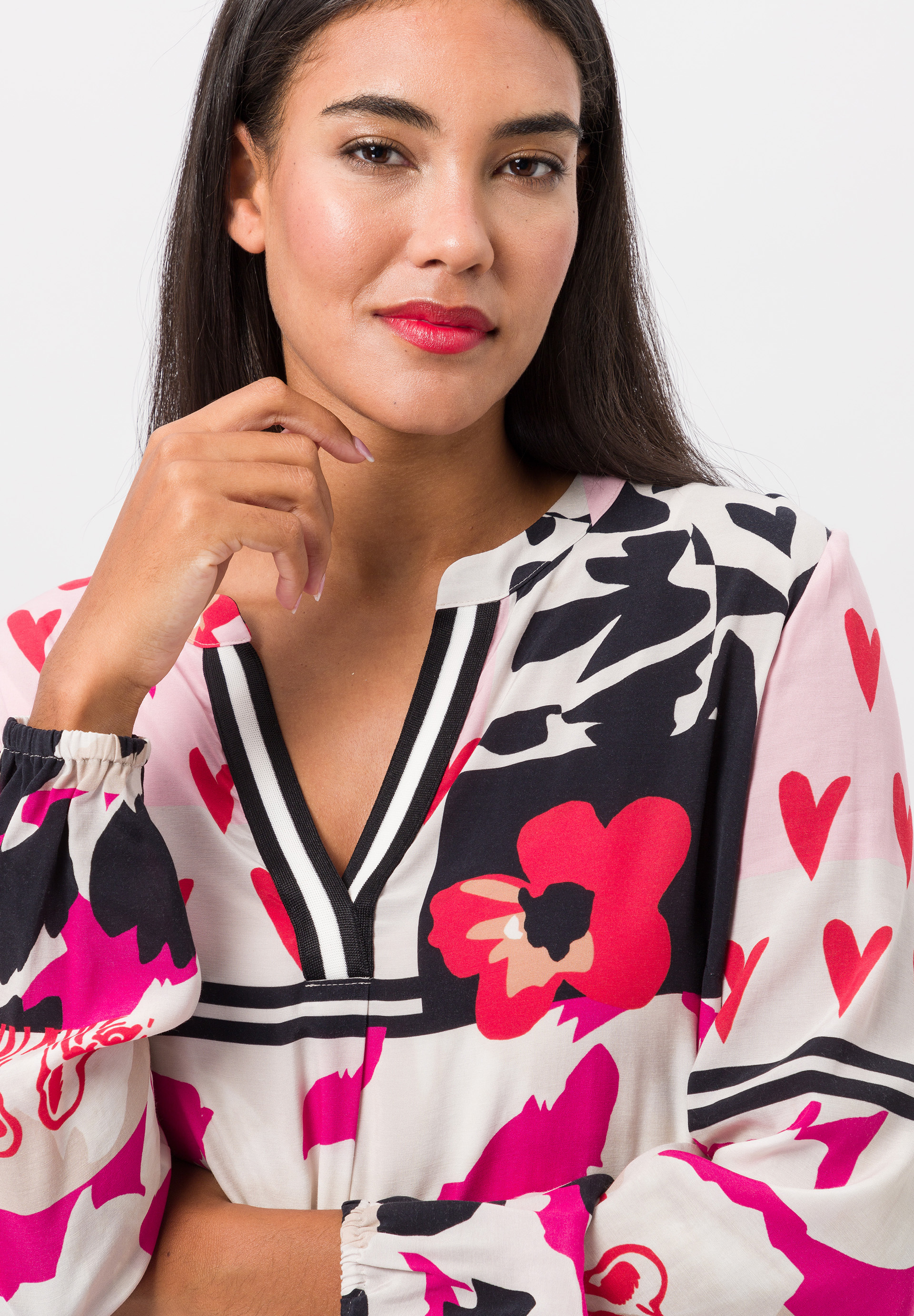Kleid mit elastischen Ärmelsäumen - Bild 4