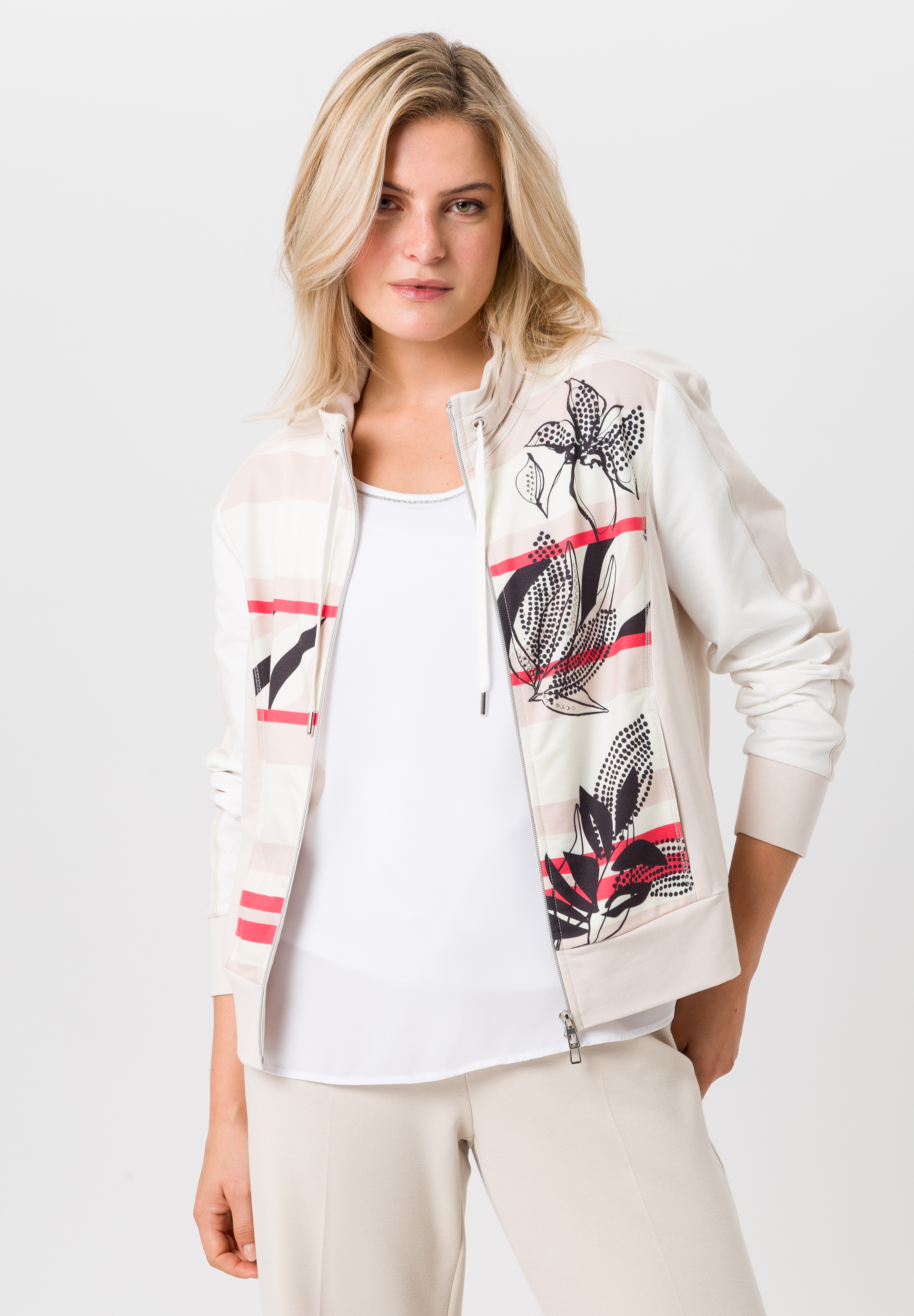 Jacke mit Kontrastdetails