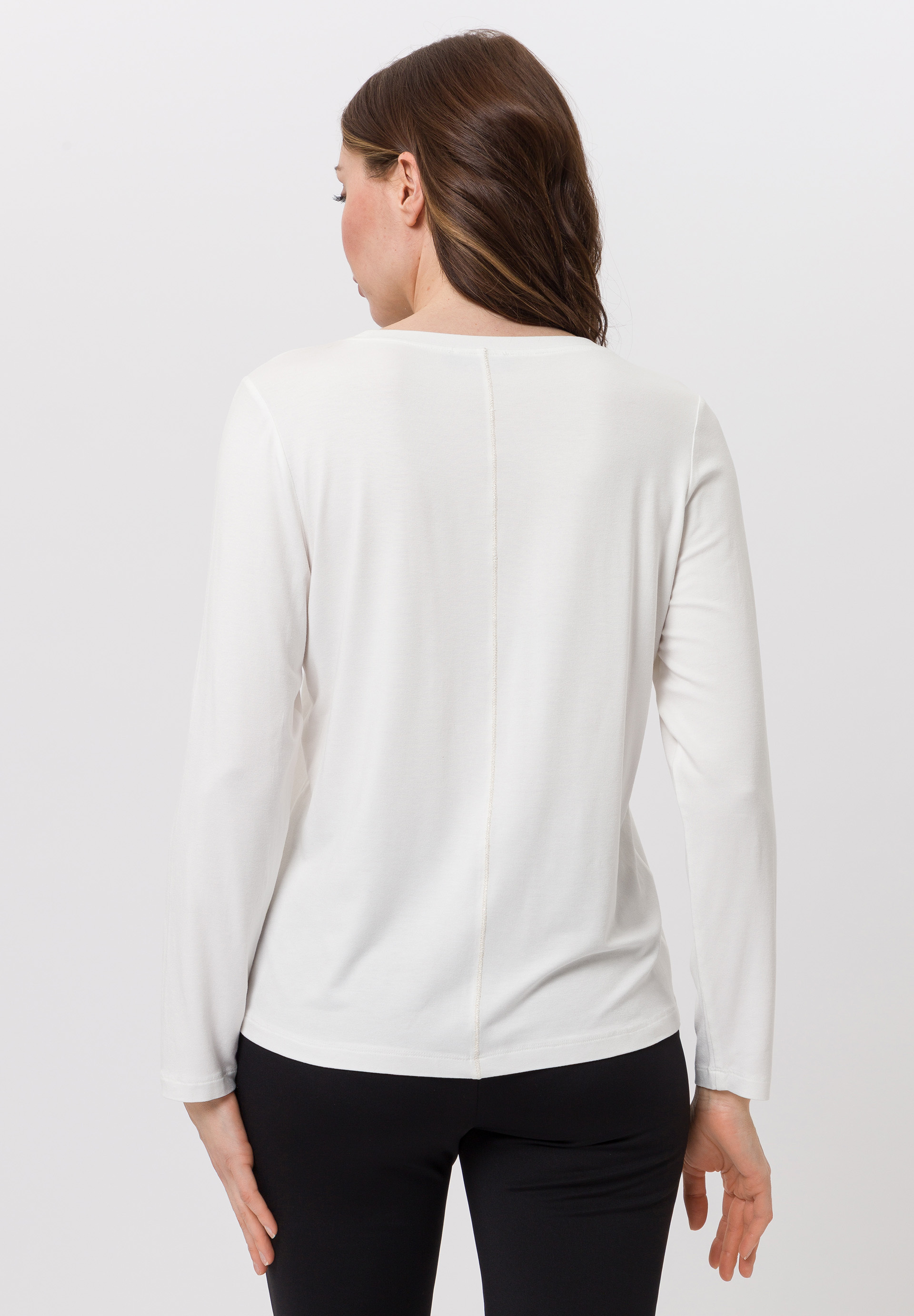 Shirt mit Strass-Motiv - Bild 2 Langarm, Ärmel, Bluse, Person, Frau, Langarm, Ärmel, Bluse, Person, Frau
