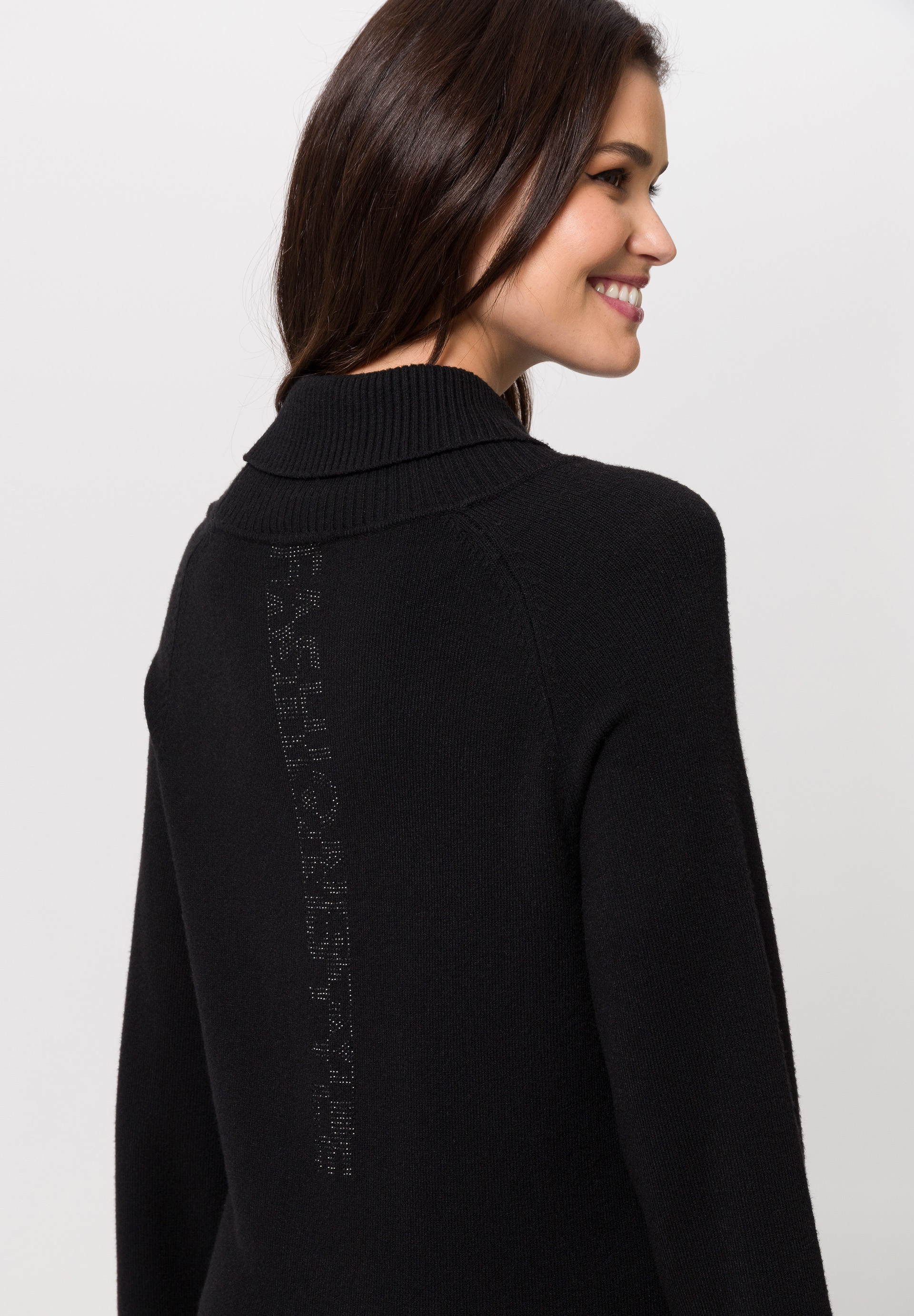 Longstyle-Pullover mit hohem Front-Schlitz - Bild 4