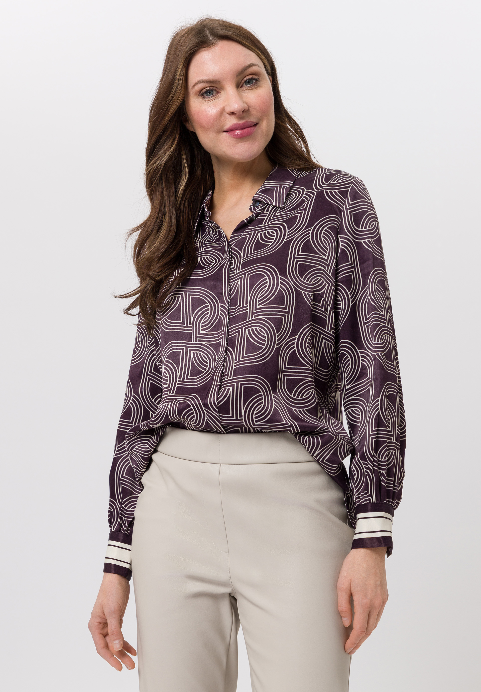 Bluse in edler Satinoptik - Produktbild 1