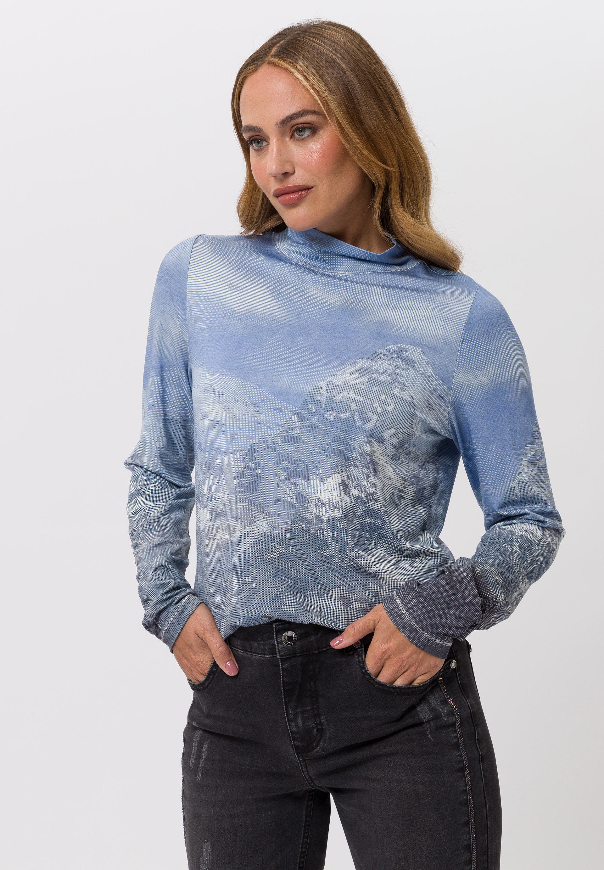 Shirt mit Fotoprint-Optik - Produktbild 1