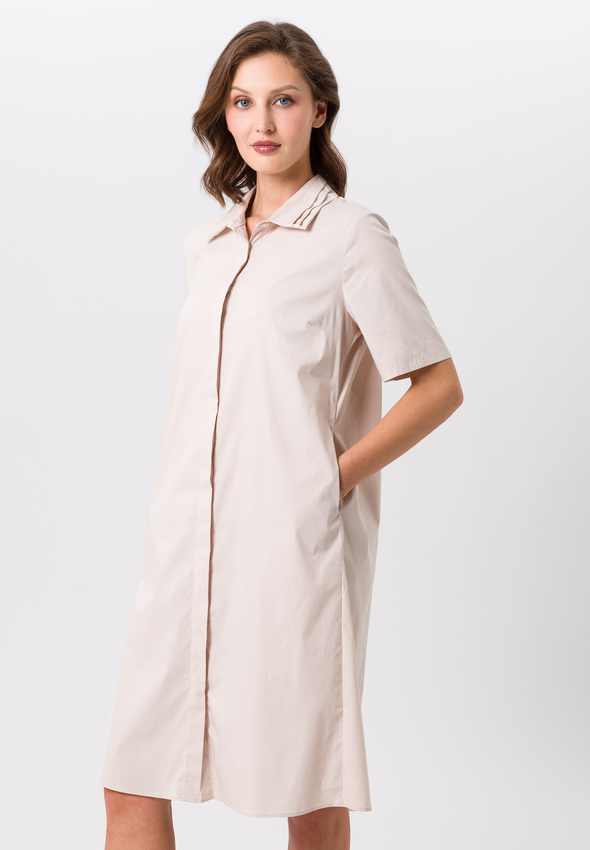 Blusenkleid mit verdeckter Knopfleiste - Bild 1
