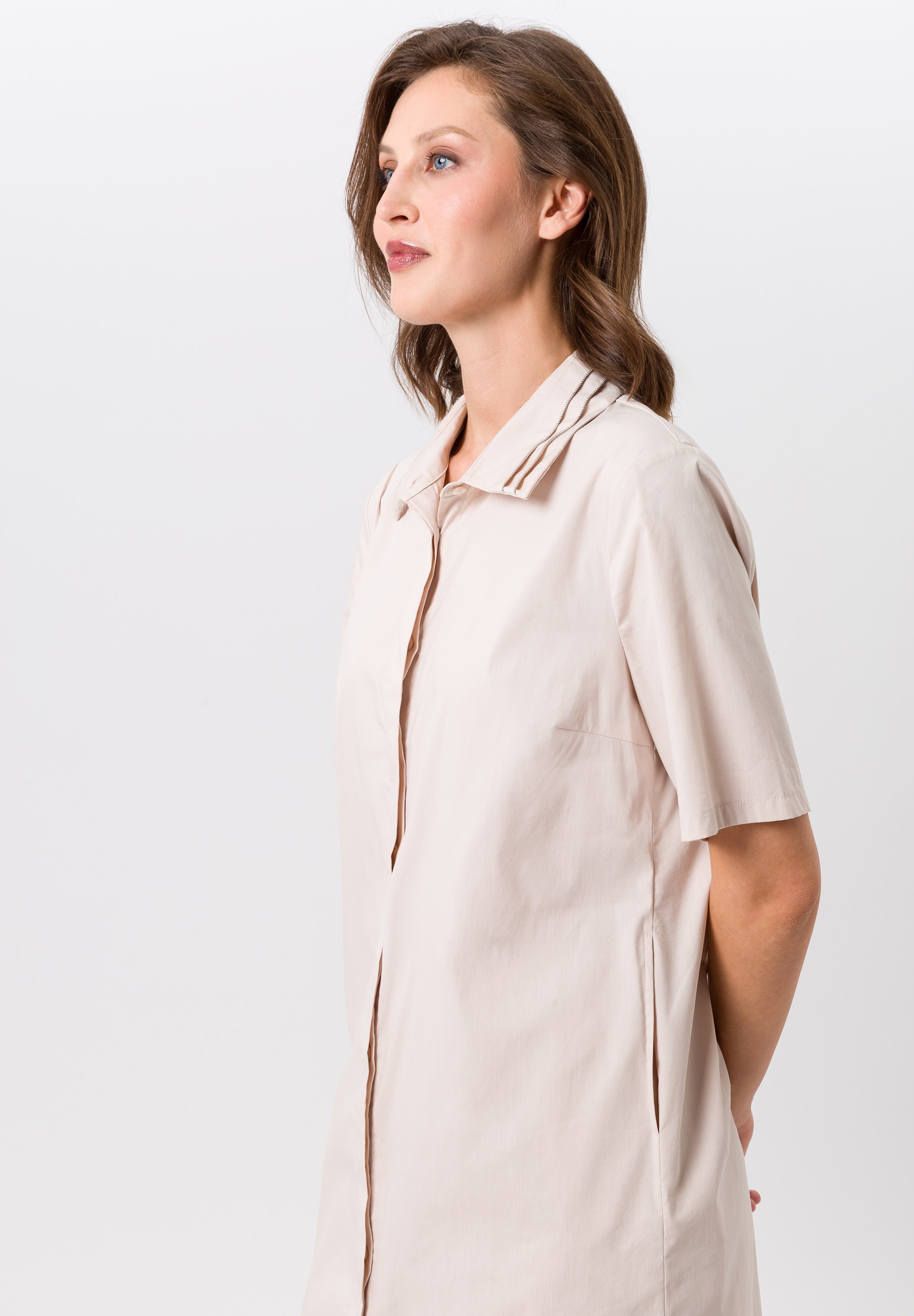 Blouse dress with concealed button placket - Bild 4 Blouse dress with concealed button placket - Bild 4