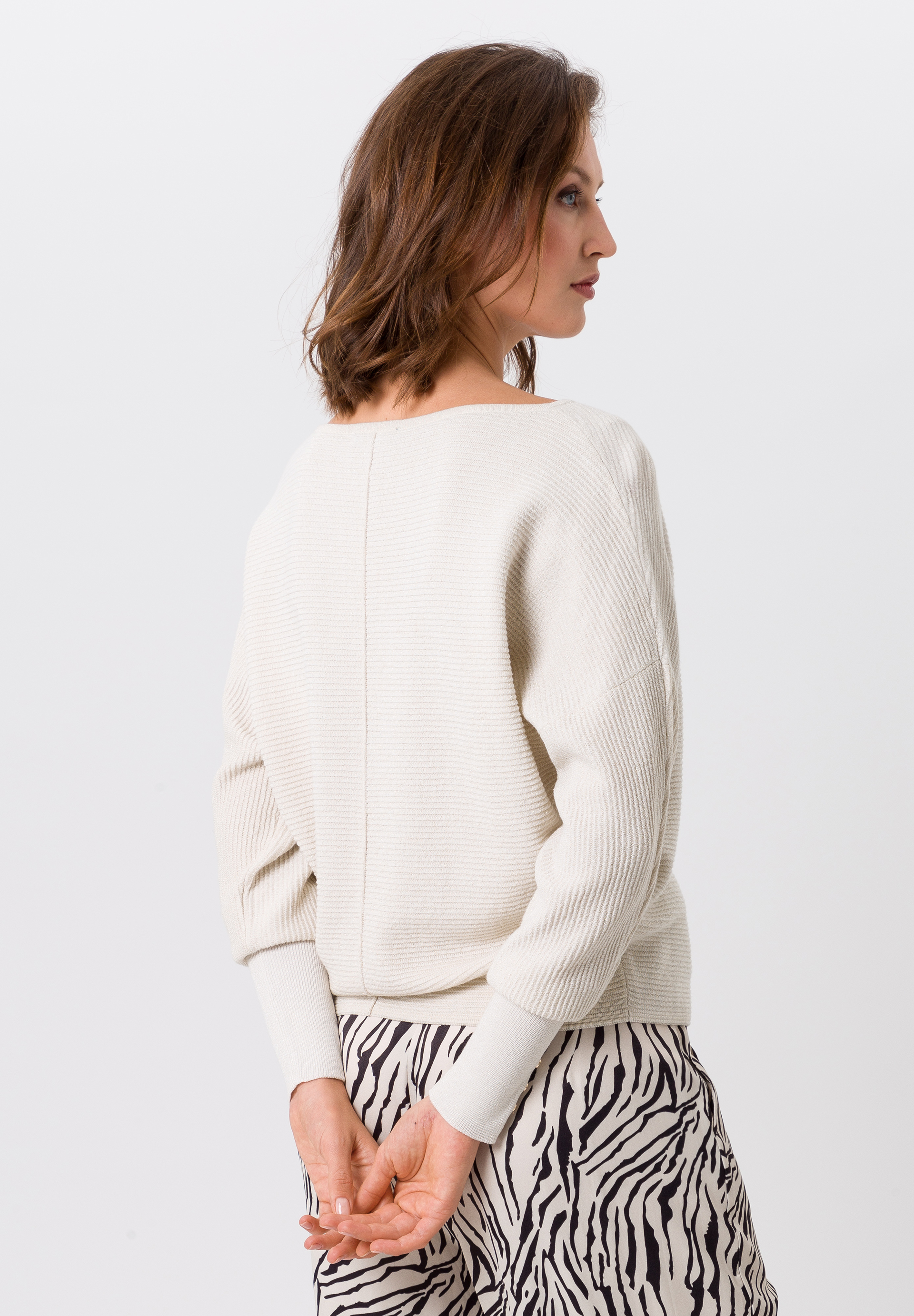 Strickpullover mit feiner Struktur - Bild 2