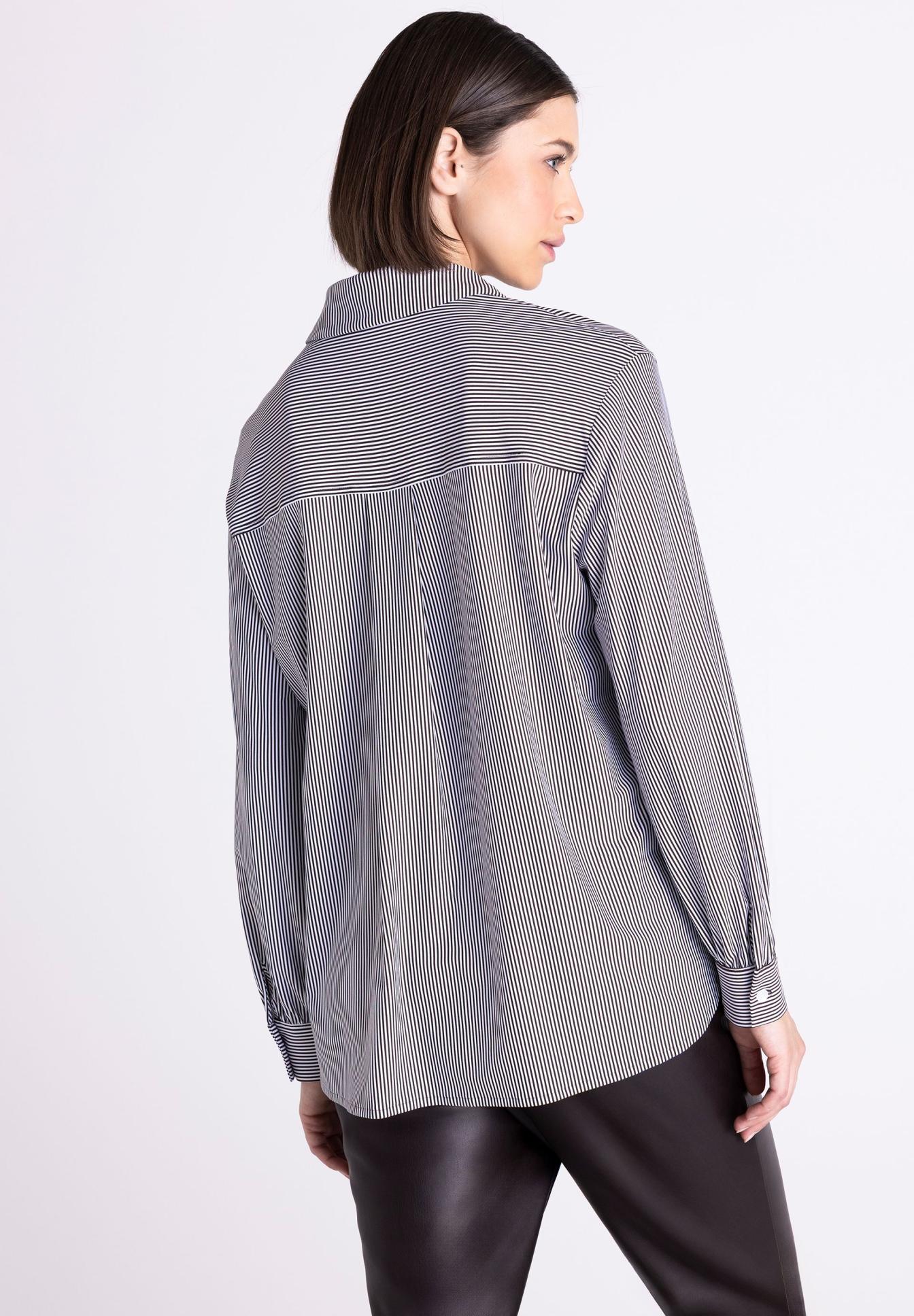 Bluse, Streifen, Langarm, Kragen, Kleidung aus Baumwollmischung?, bluse, streifen, langarm, knopfleiste, oversized, Bluse, Streifen, Hemdbluse, Langarm, Kragen, bluse, streifen, langarm, knopfleiste, oversize