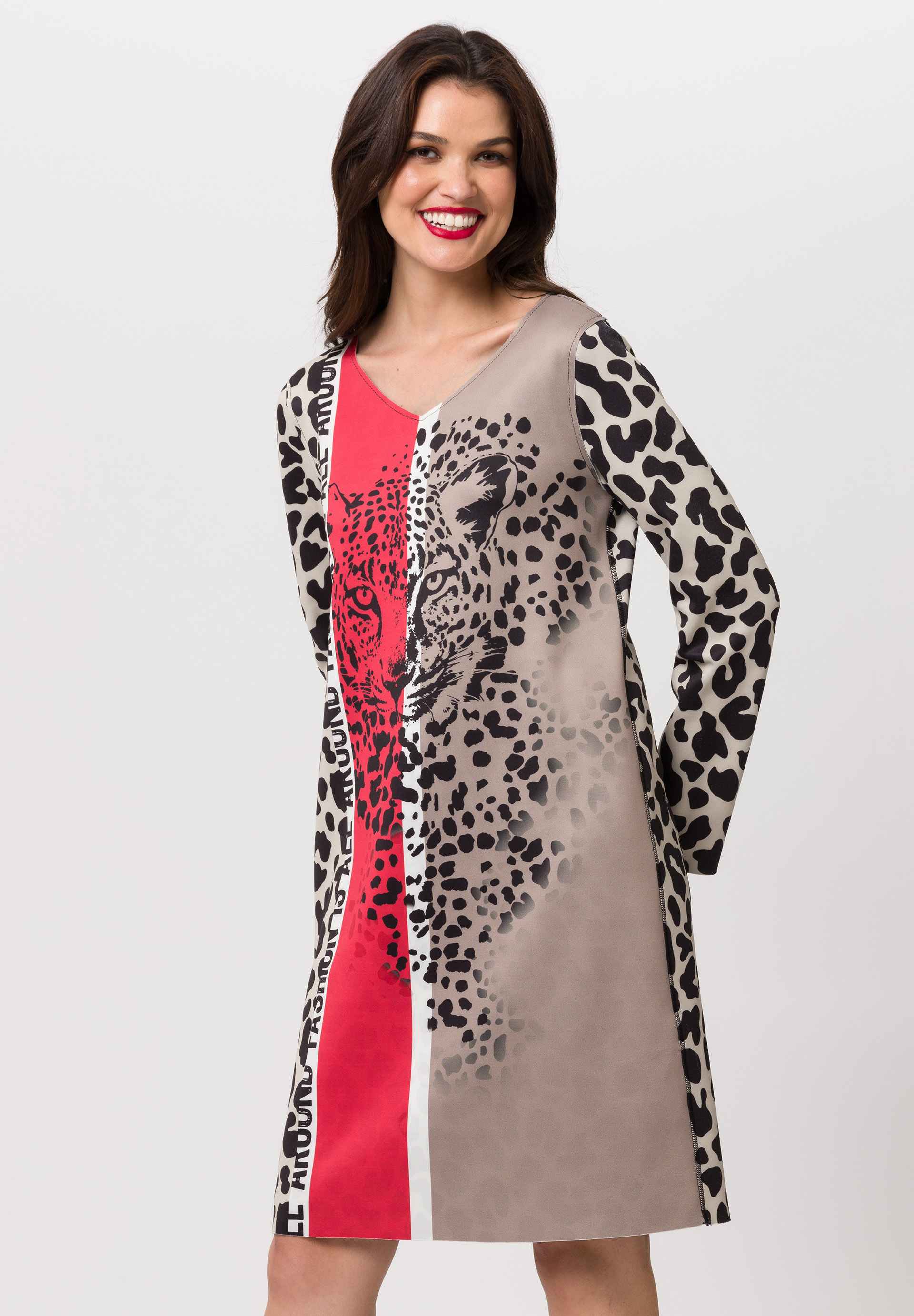Wendekleid mit Leopardenmuster - Produktbild 1