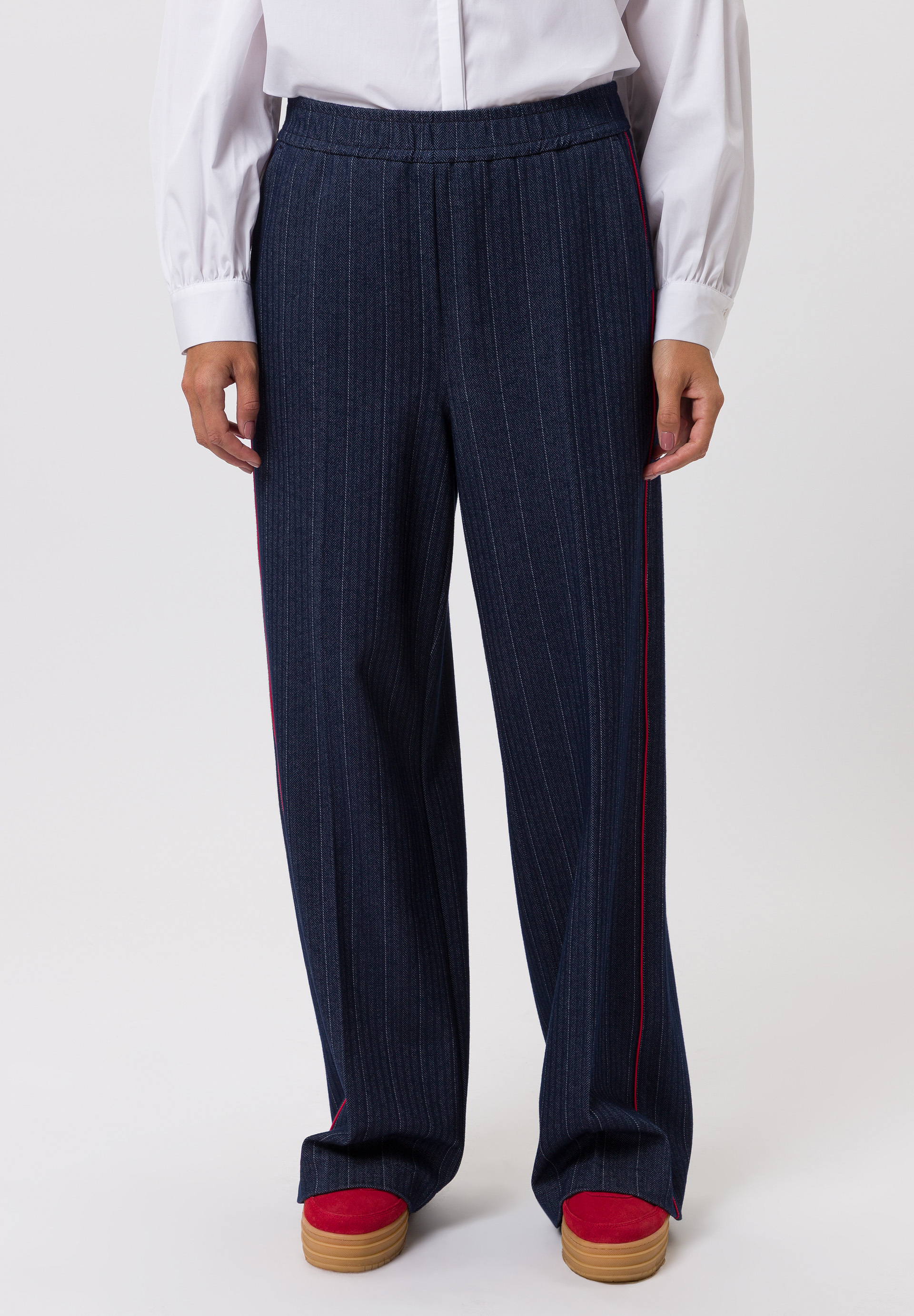 Trousers With galon stripes - Product Image 1