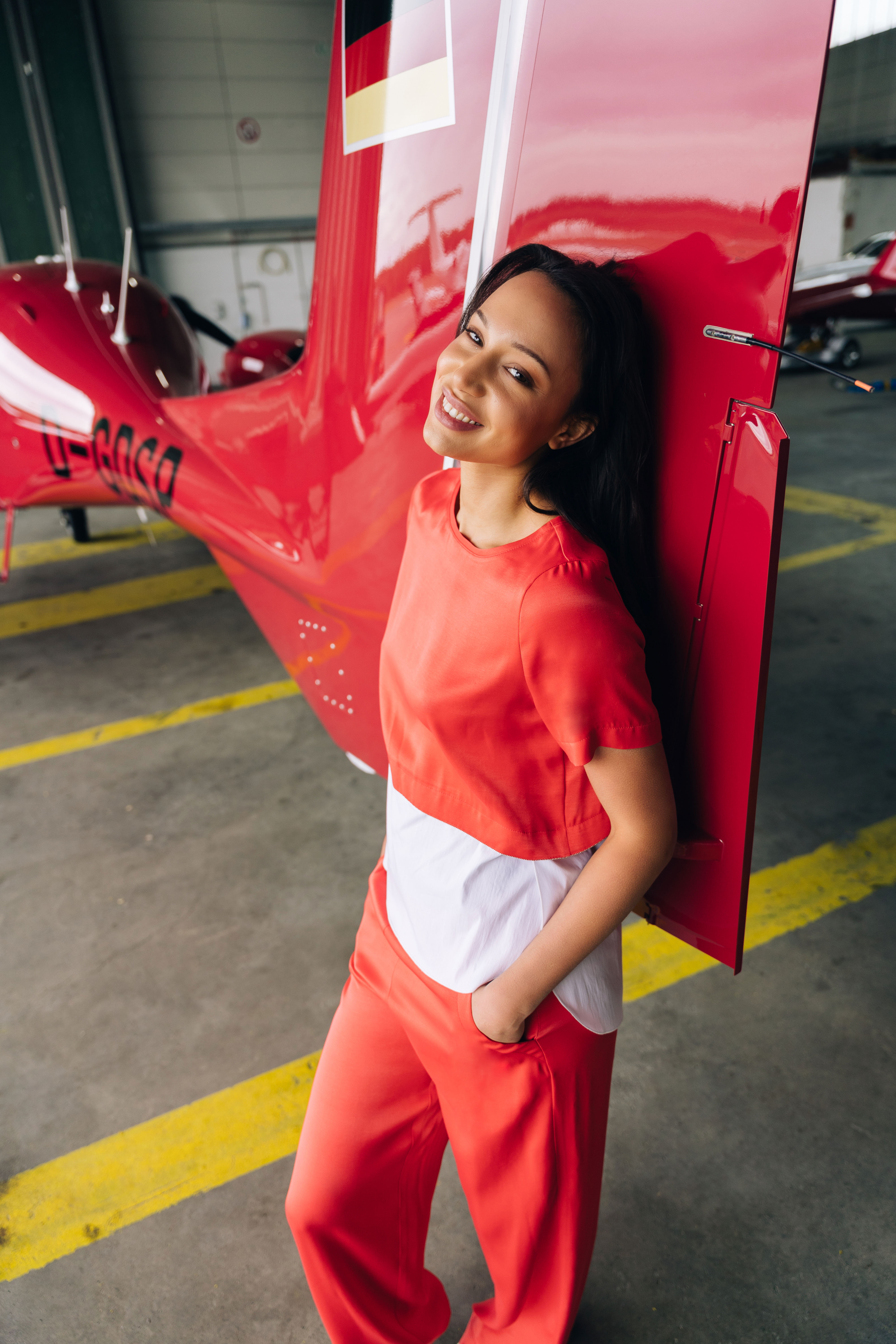 Flugzeug, rot, Pants?