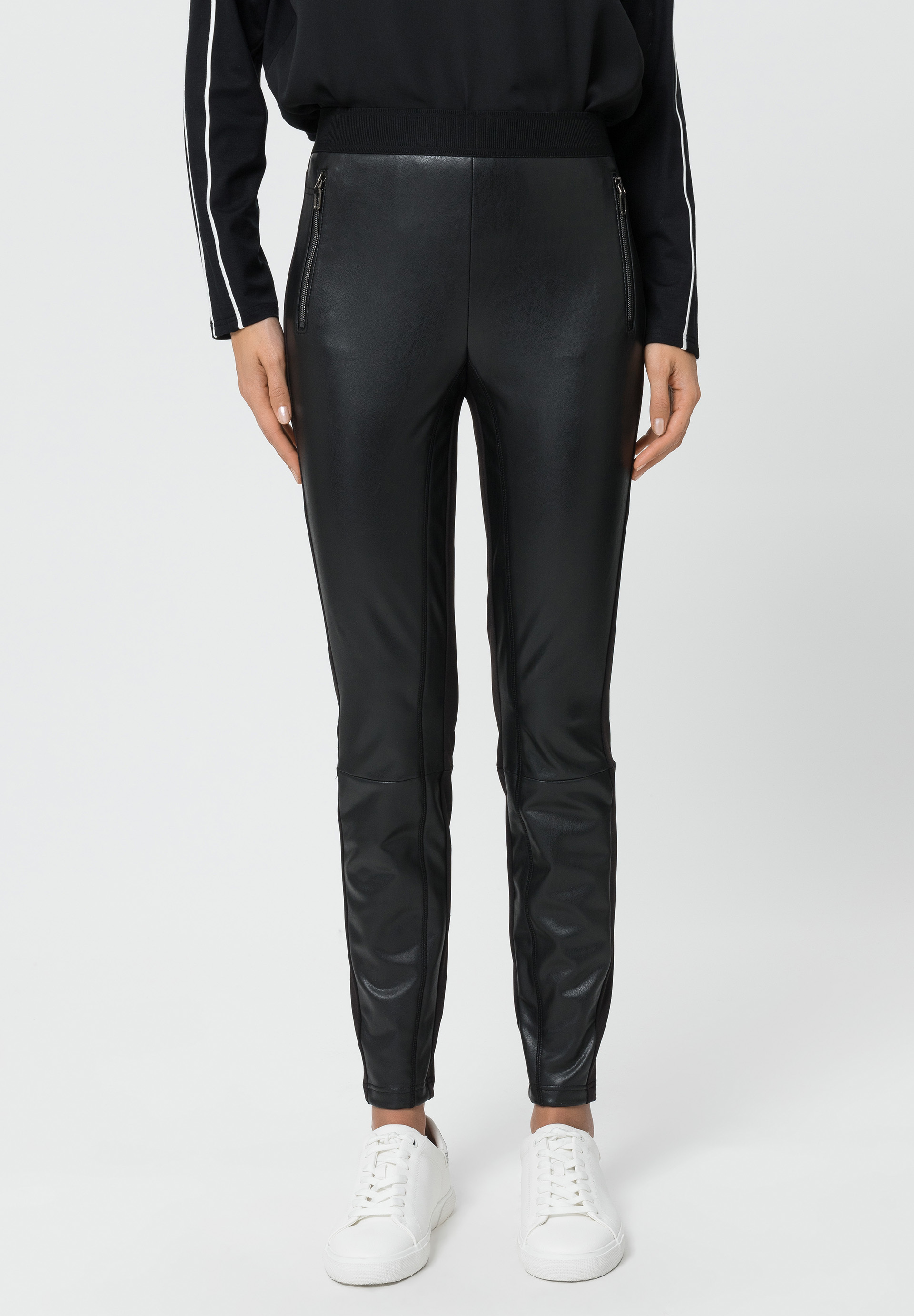 Leggings mit Lederoptik-Front - Produktbild 1