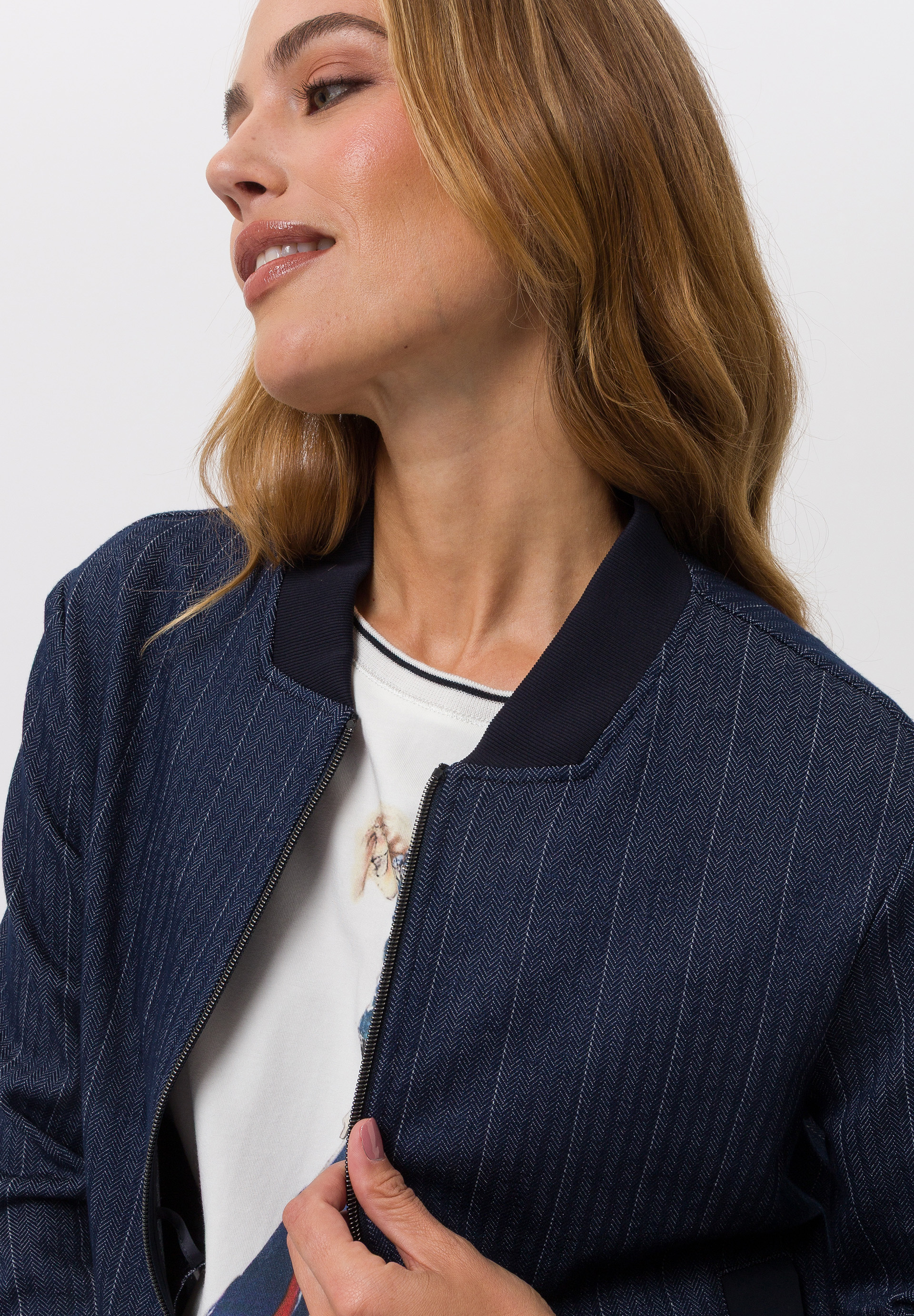 Jacke mit Strukturmuster - Bild 4