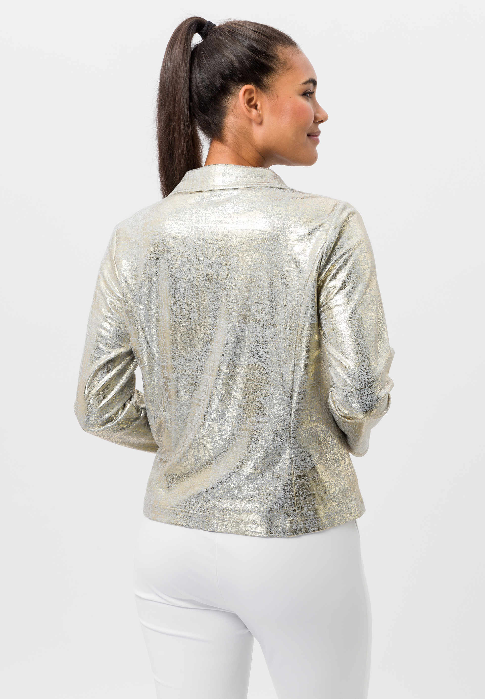 Leichtjacke mit dekorativen Druckknöpfen - Bild 2