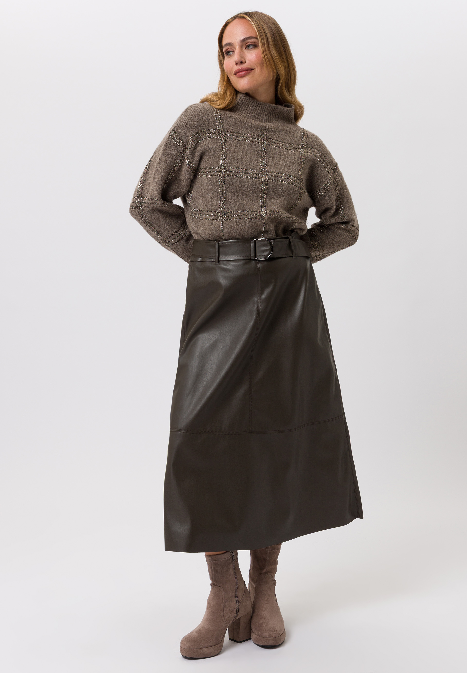 Pullover mit Strukturkaro - Produktbild 2