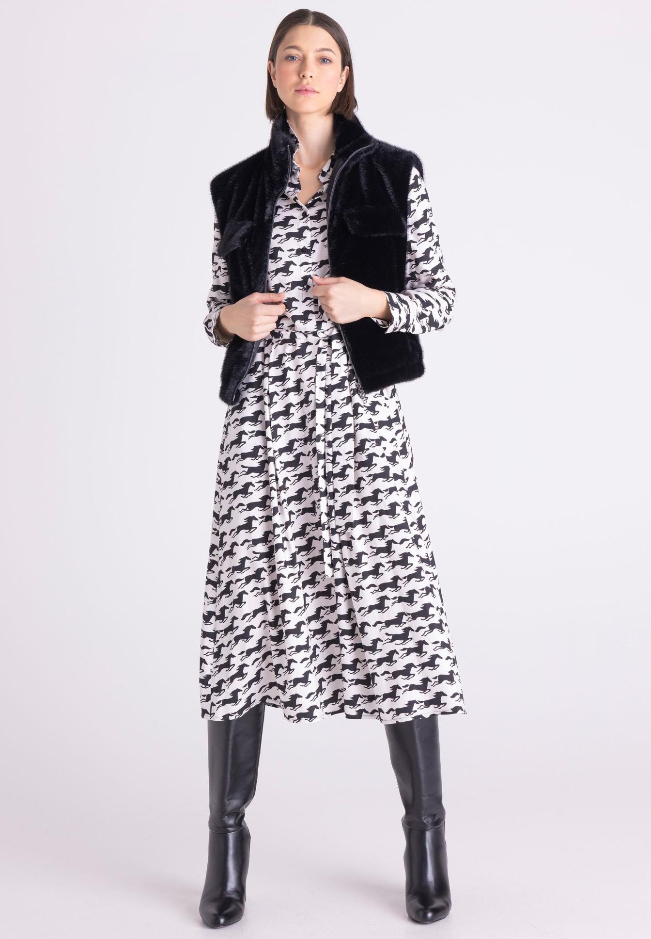 Kleid mit Bindegürtel - Produktbild 2