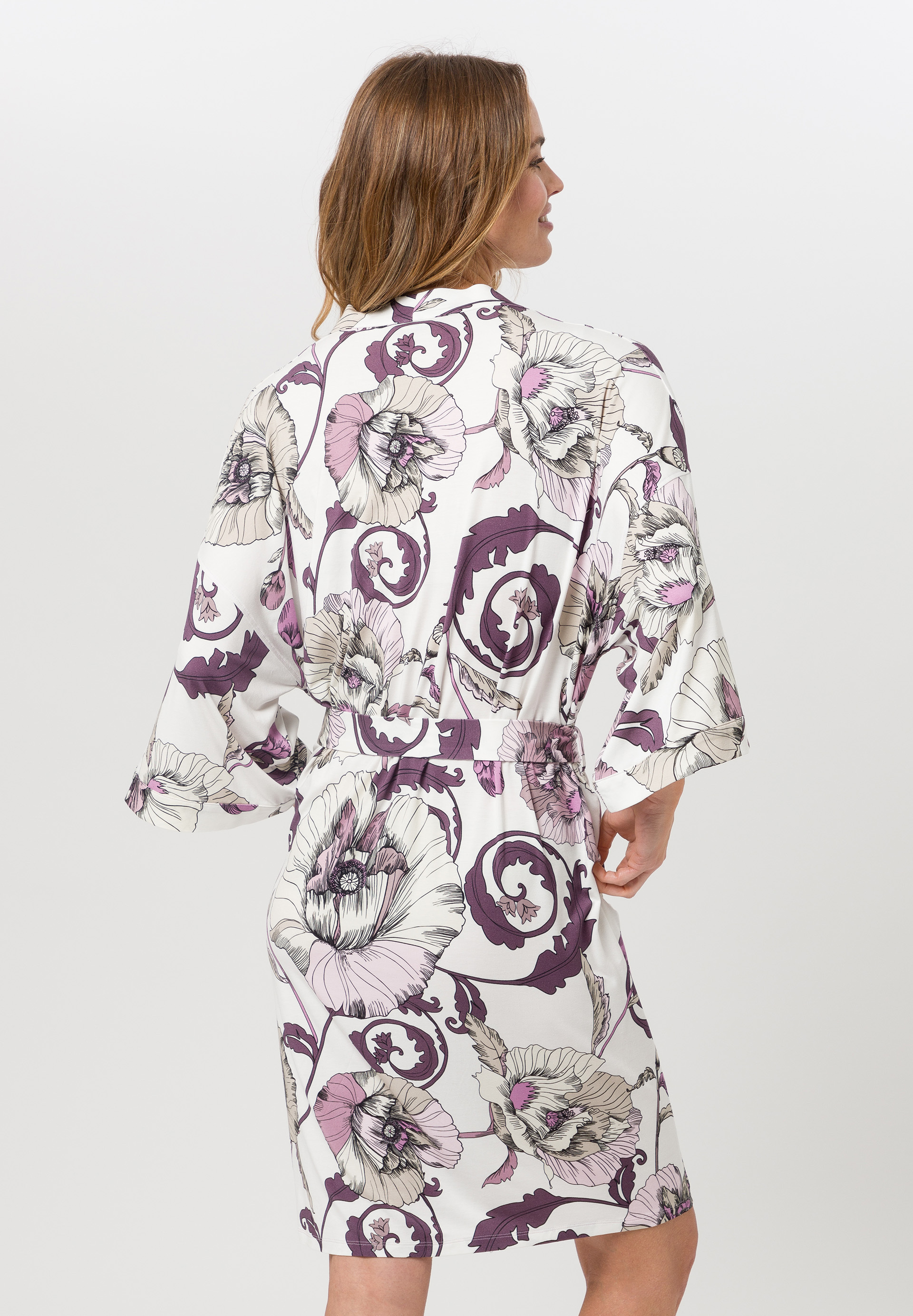 Kimono aus hautsympathischem Jersey - Bild 2 Kimono aus hautsympathischem Jersey - Bild 2
