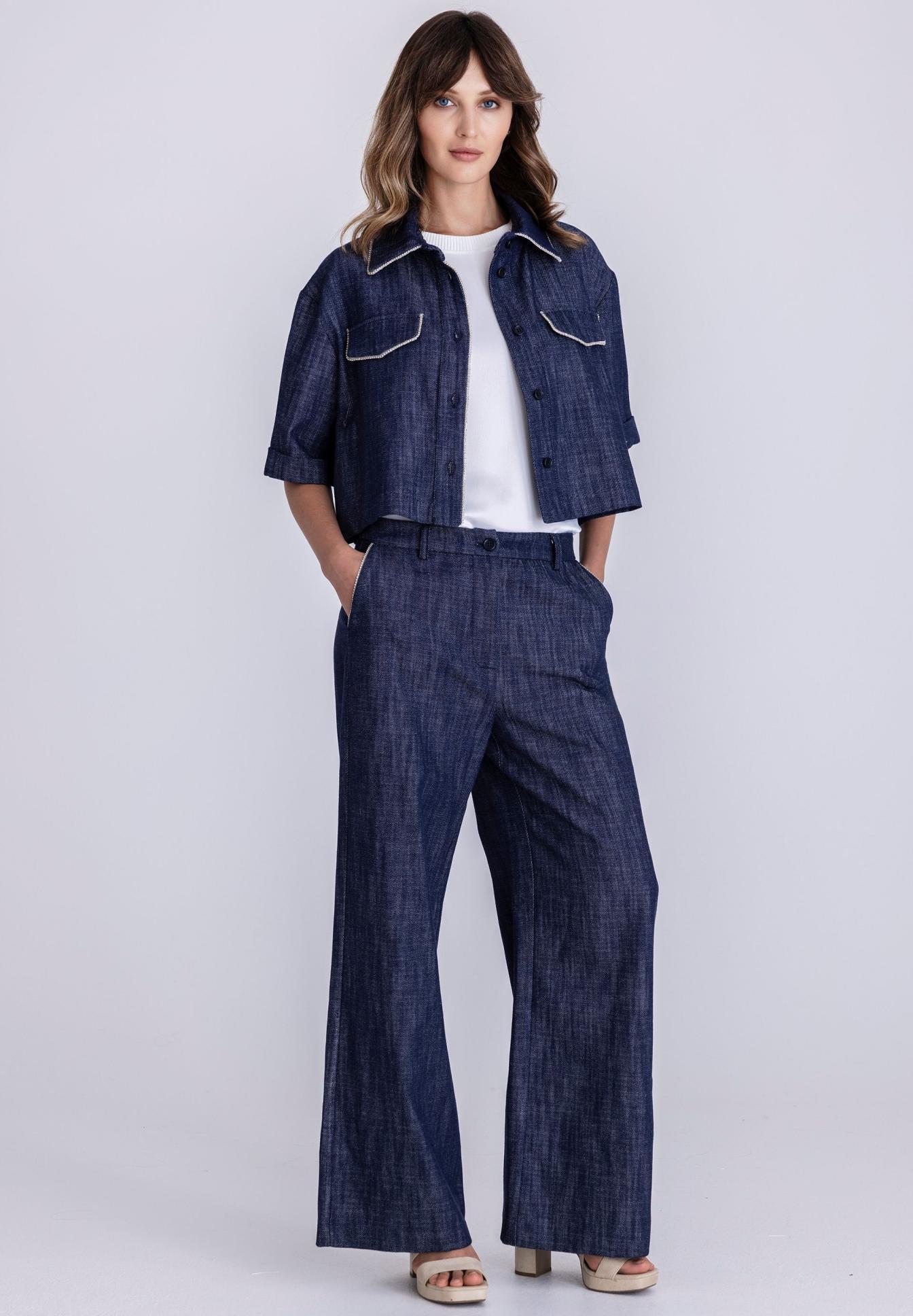 Leichtjacke mit Kontrastnaht - Produktbild 2