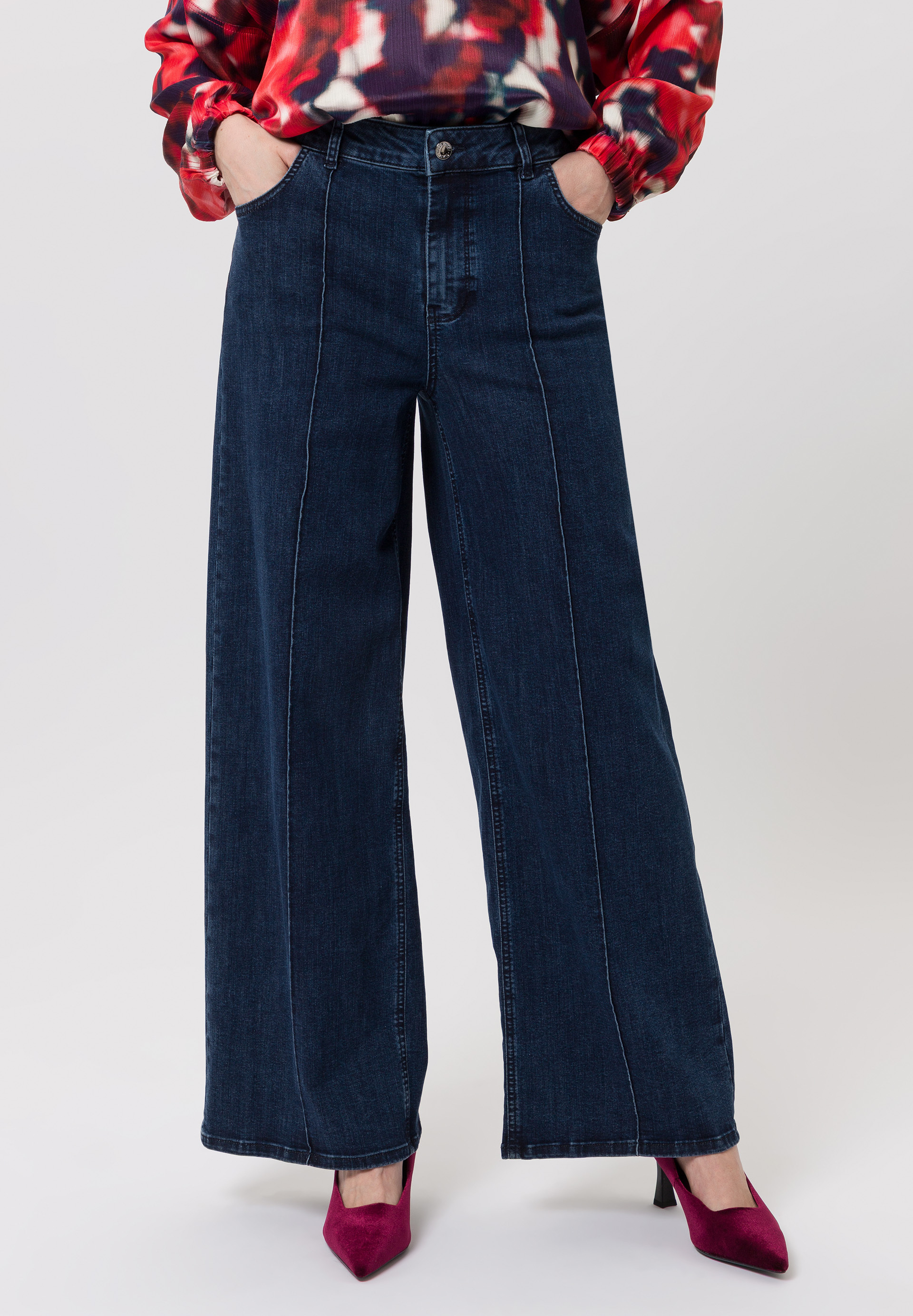 Denim With front seam detail - Product Image 1