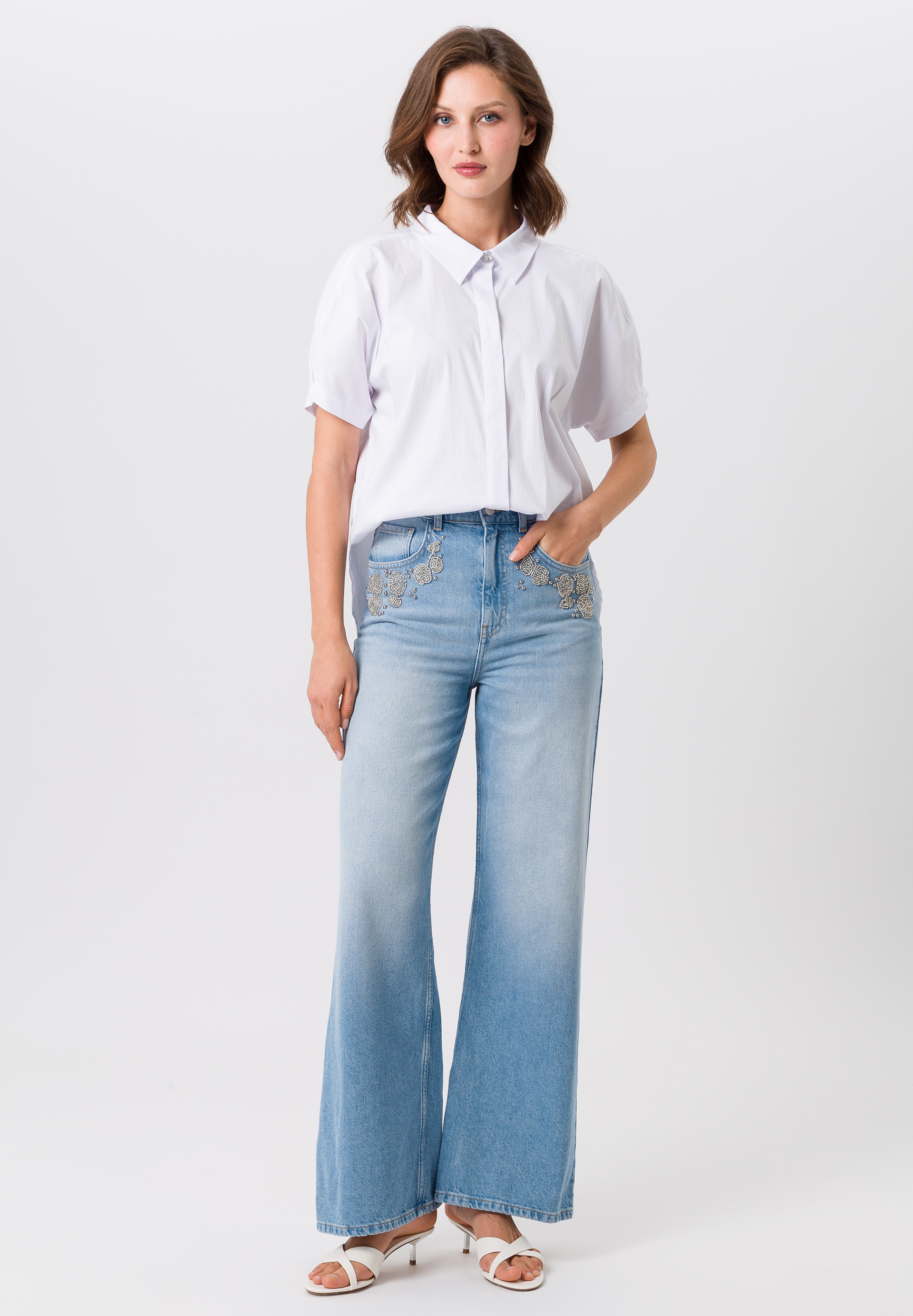 Bluse mit verdeckter Knopfleiste - Produktbild 2