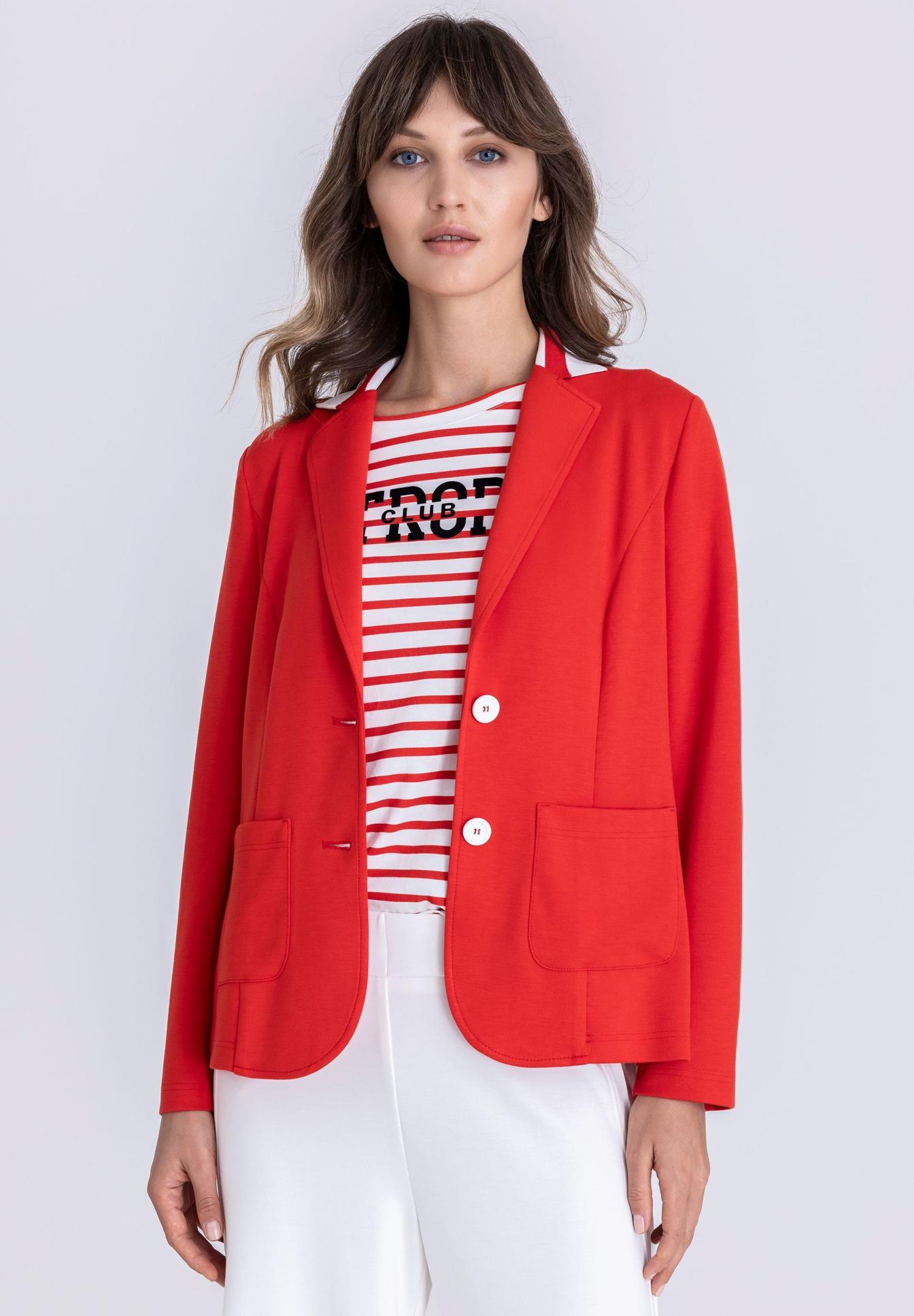 Leichtjacke mit Kontrastkragen - Produktbild 1