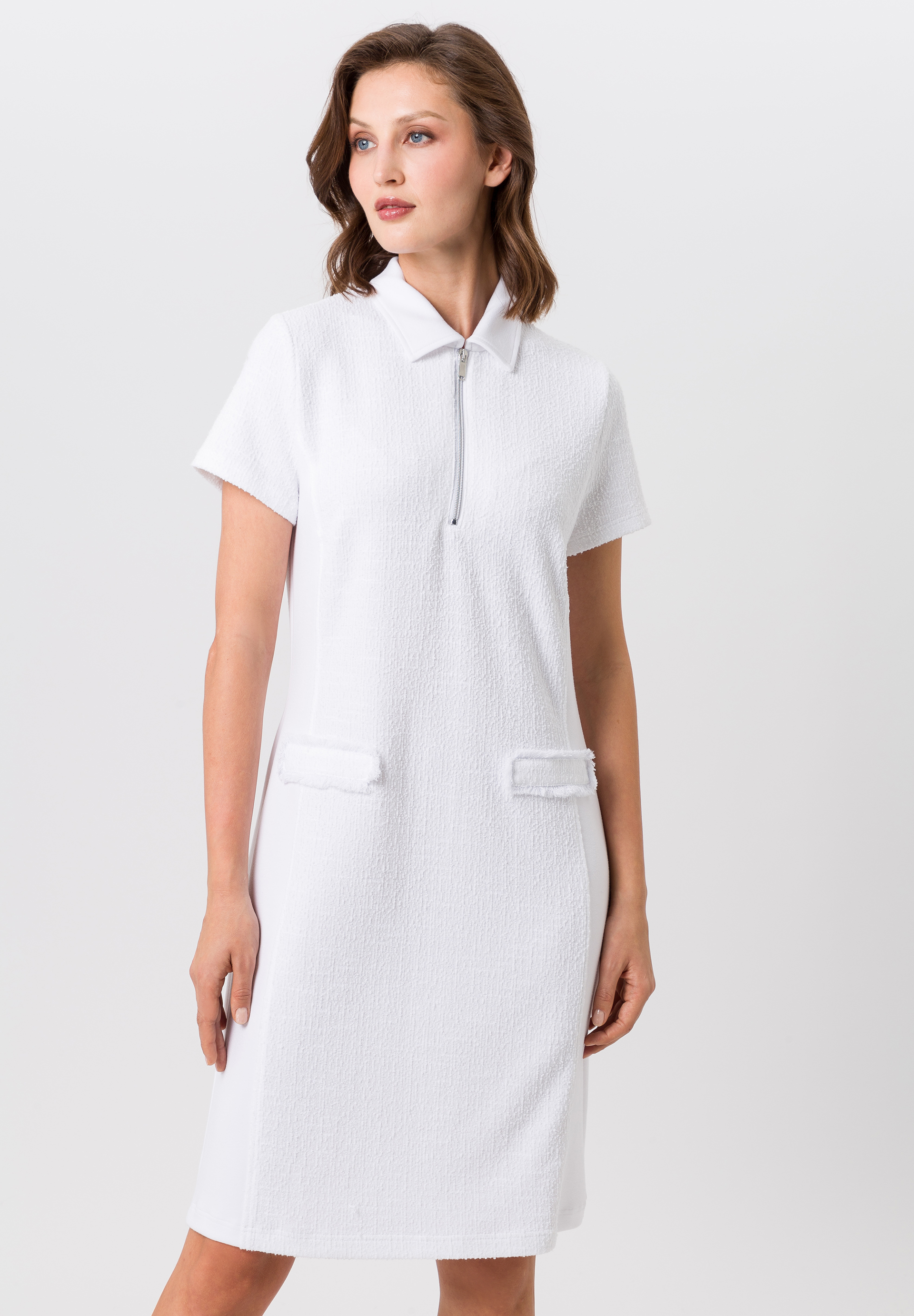 Kleid mit Reißverschluss-Akzent Kleid mit Reißverschluss-Akzent - Produktbild 1