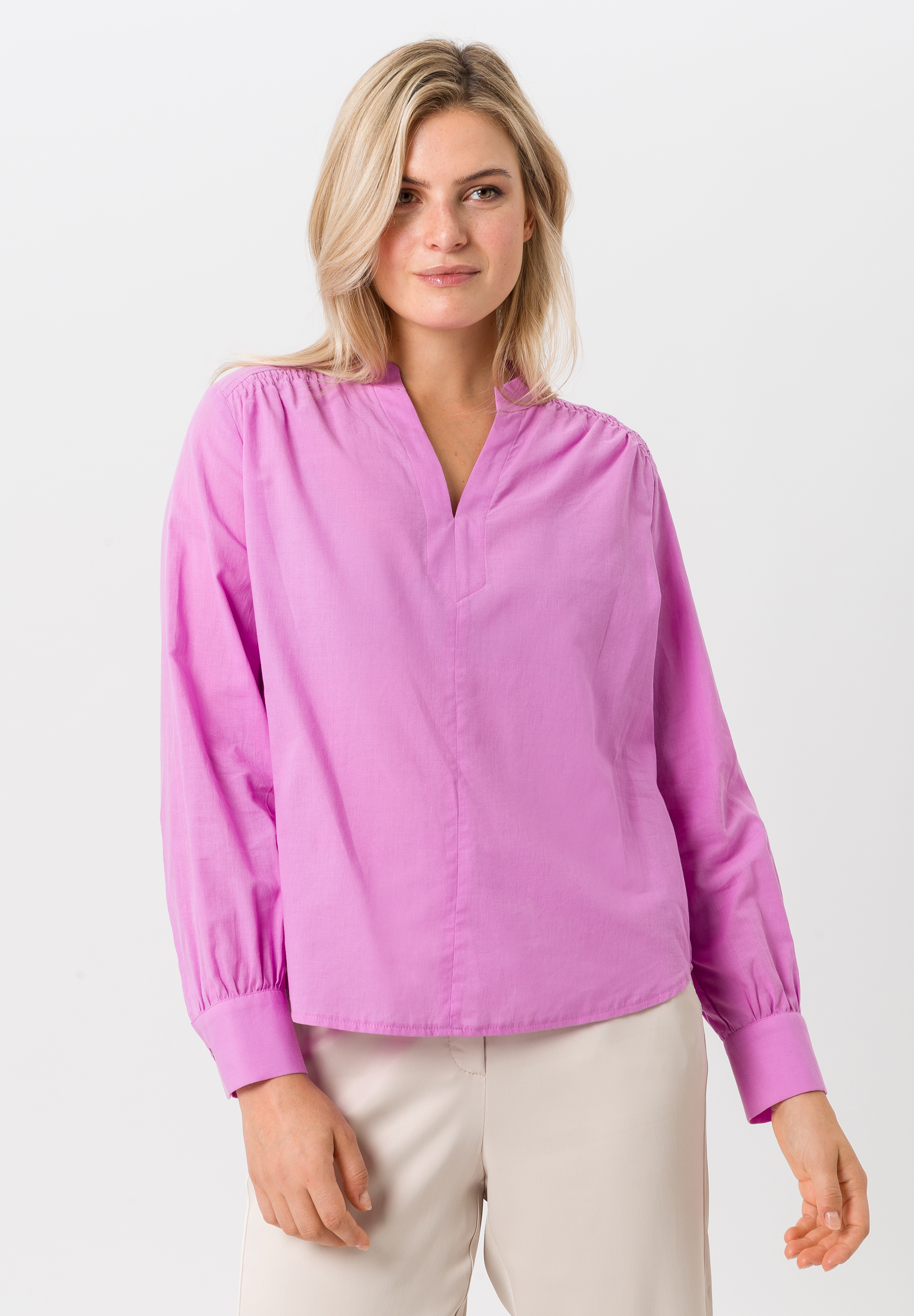 Langarmbluse mit minimalistischem Design Langarmbluse mit minimalistischem Design - Produktbild 1